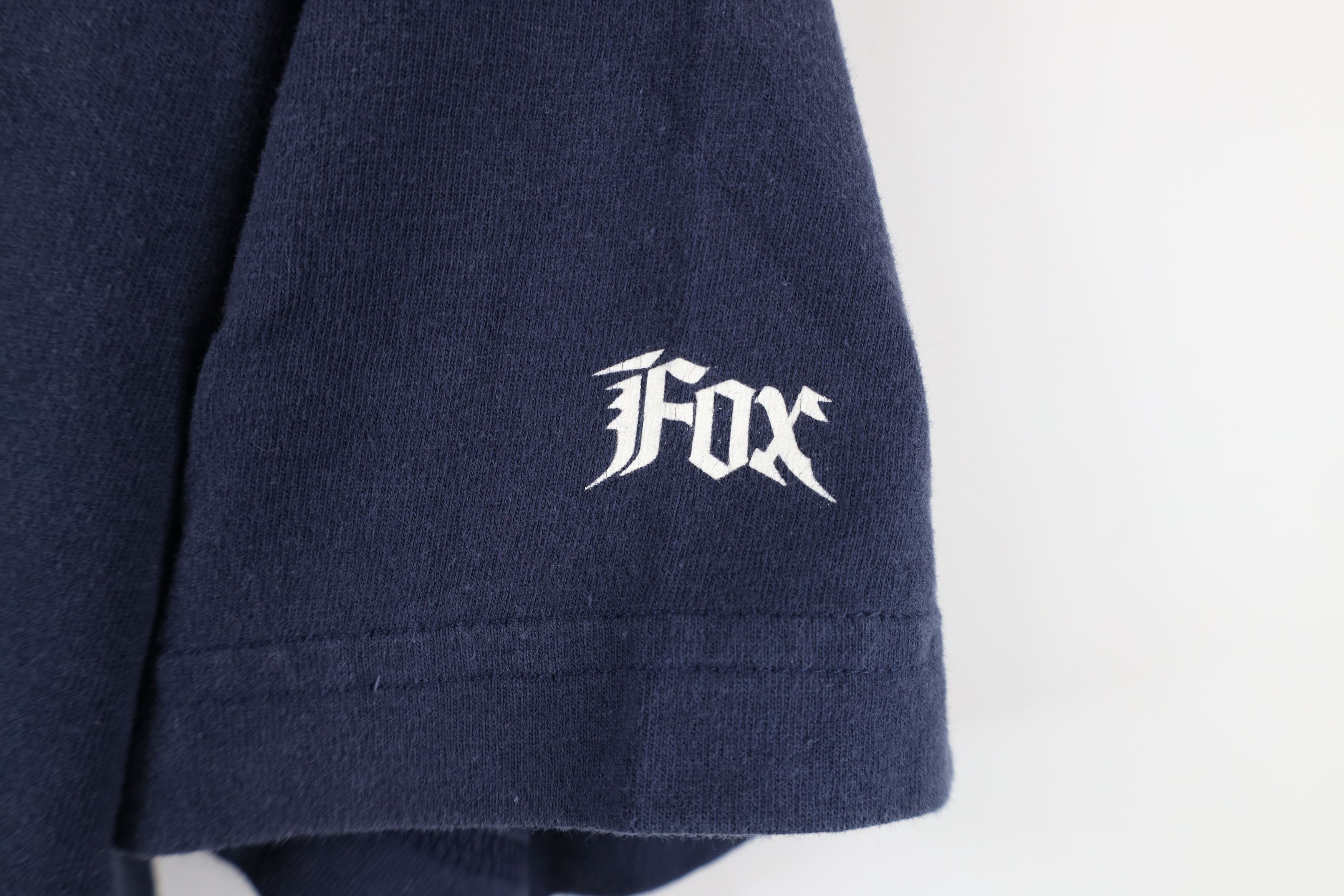 Fox Racing × Vintage Vintage 90s Y2K Fox Racing Spell Out Big Logo T-Shirt Blue Size US S / EU 44-46 / 1 - 5 Thumbnail
