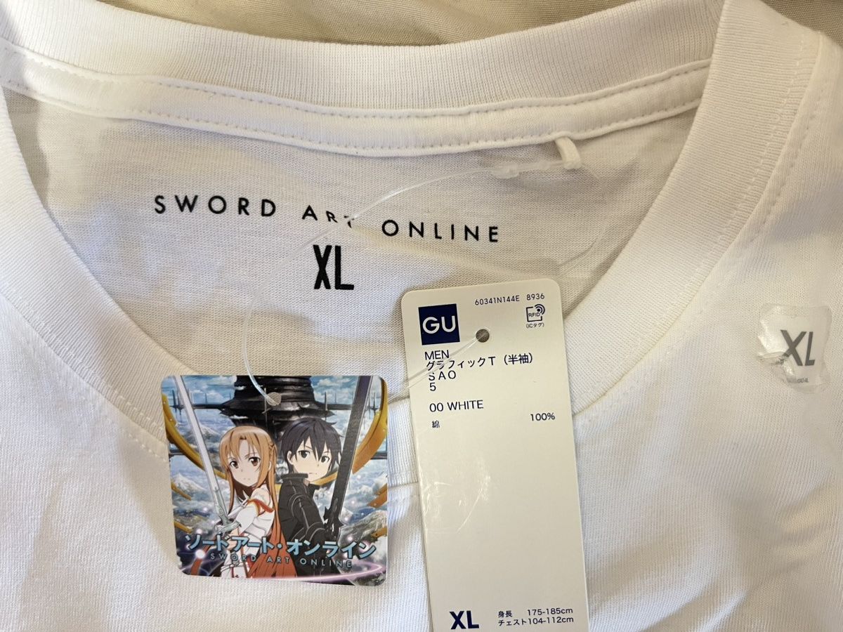 Anime × GU × Japanese Brand Sword Art Online X GU Collaboration 2021 (sold out) Size US L / EU 52-54 / 3 - 6 Thumbnail