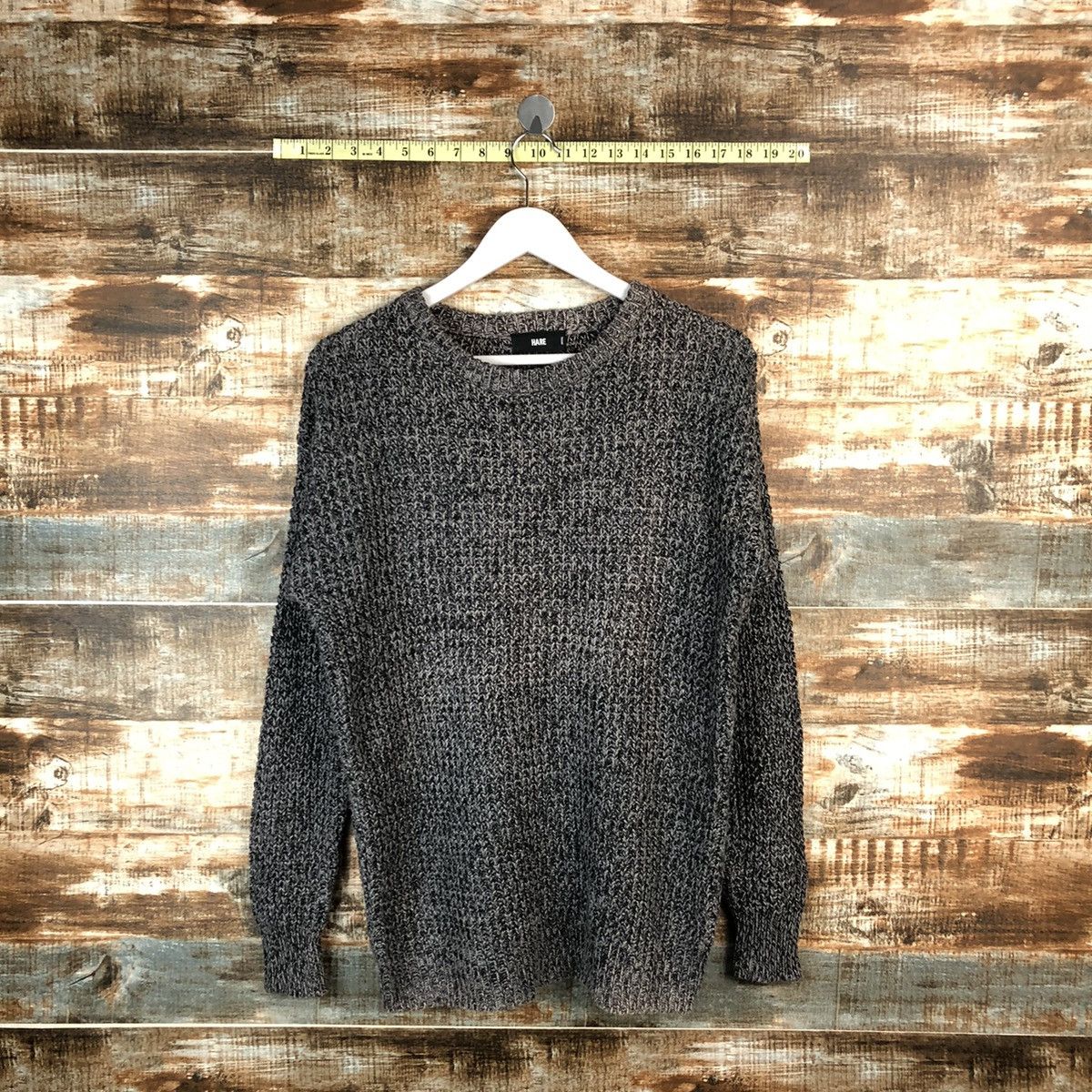 HARE × Homespun Knitwear Hare Grey Knitwear #A1516 Size US S / EU 44-46 / 1 - 1 Thumbnail