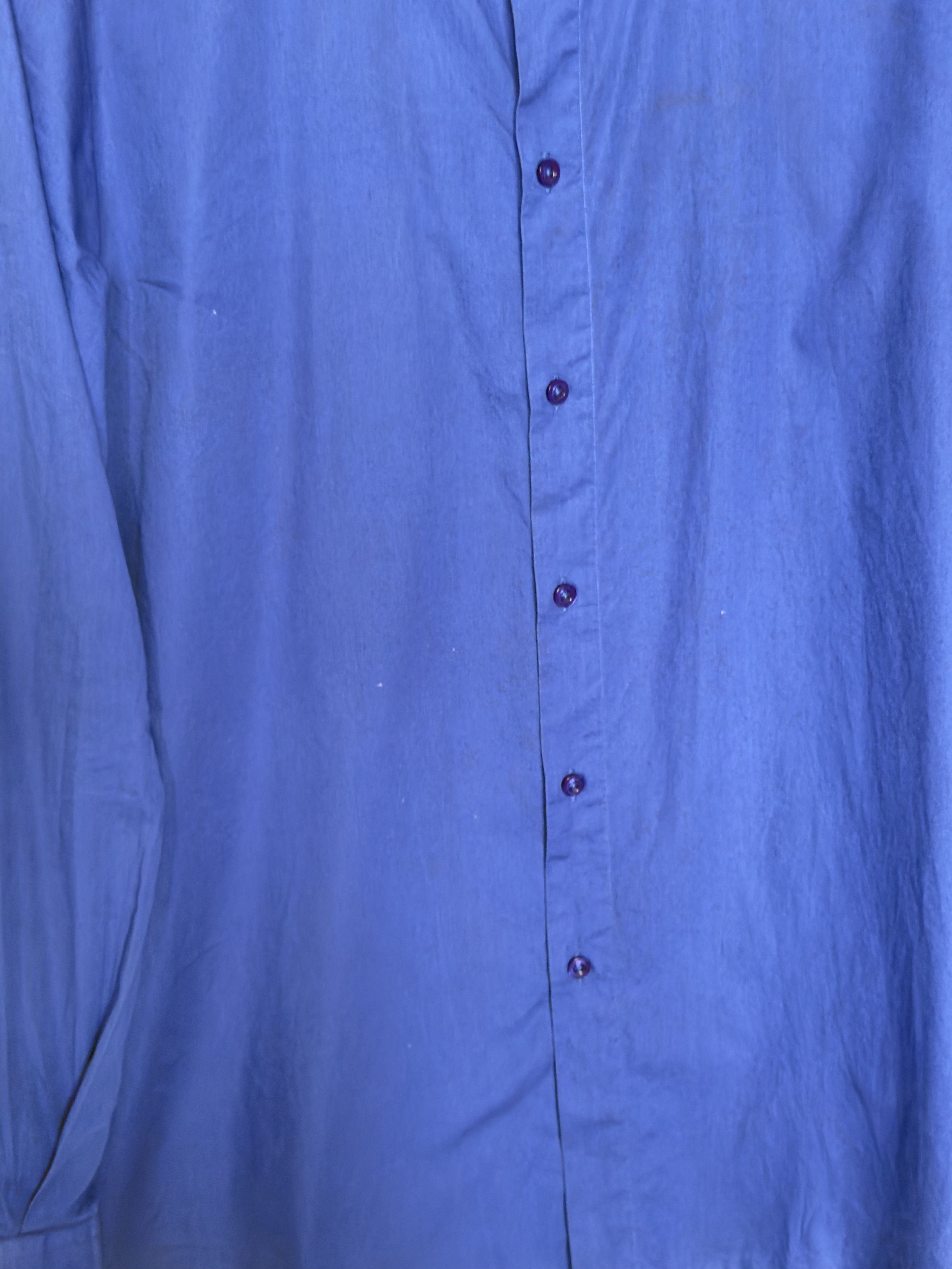 Versace Jeans Couture 🔥 blue electric versace shirt size M cotton stretch Size US M / EU 48-50 / 2 - 5 Thumbnail