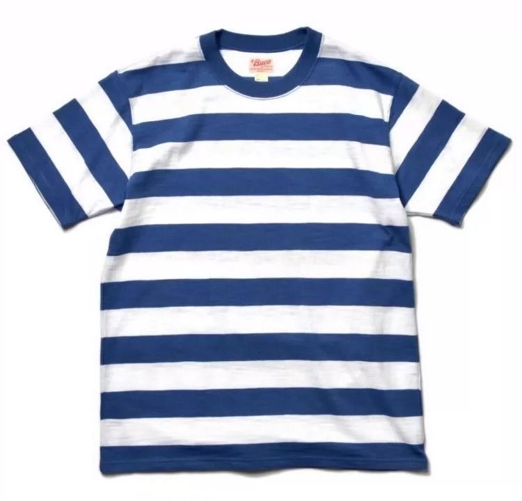The Real McCoy's The REAL McCOY'S BUCO Striped Short Sleeve Tee发布成功 Size US L / EU 52-54 / 3 - 3 Thumbnail