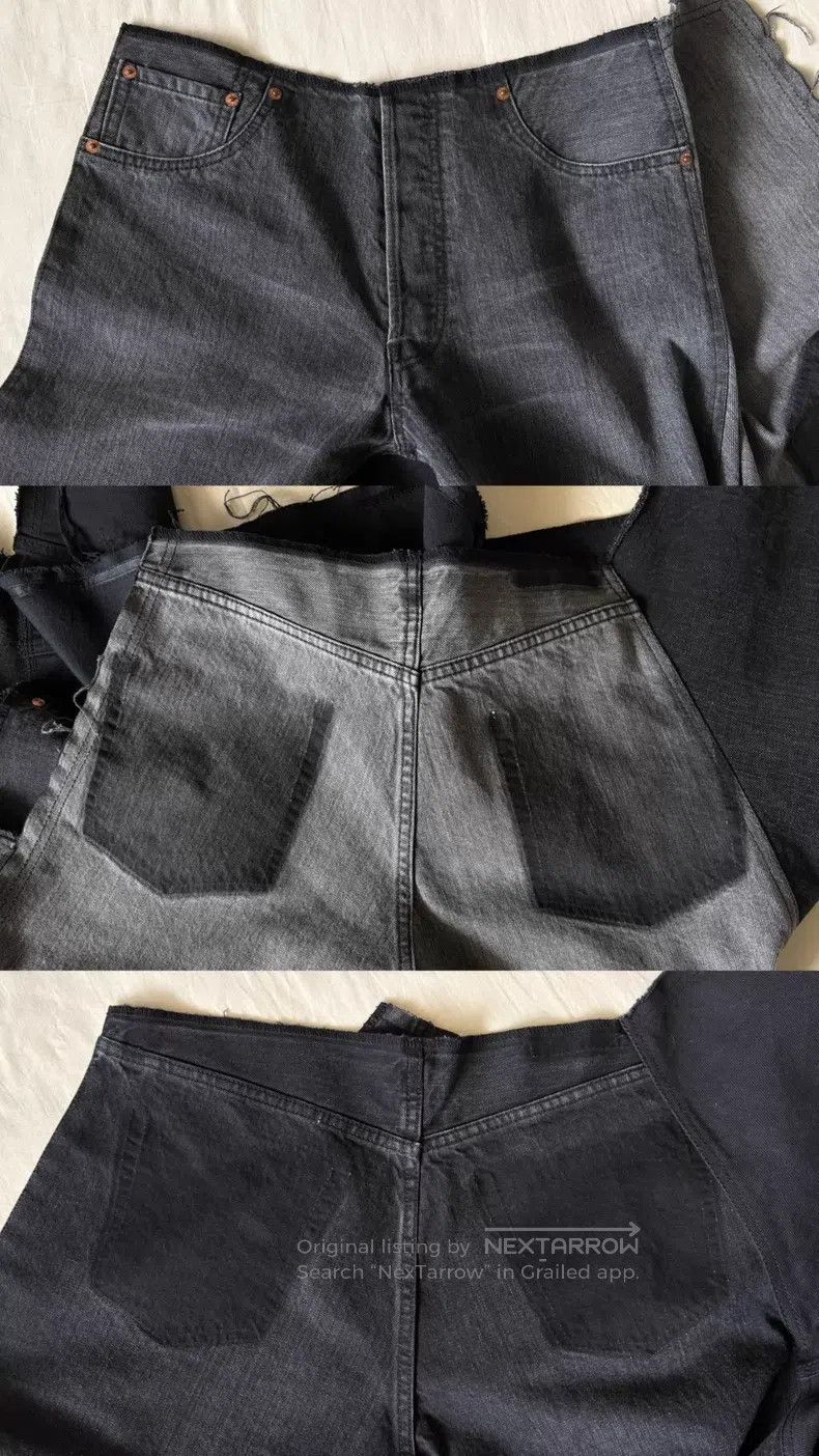 Junya Watanabe Junya Watanabe Size XS Deconstructed Denim Fish Tail Skirt Size 23" - 5 Thumbnail