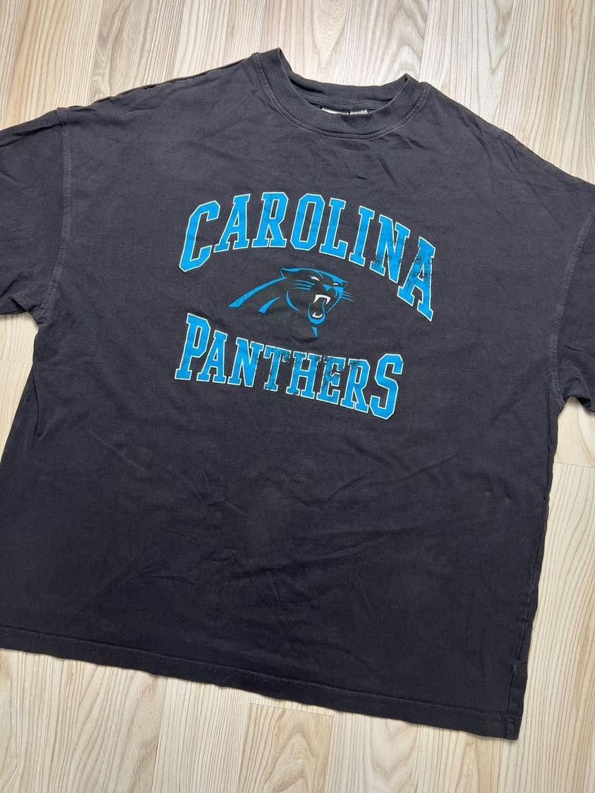 NFL Vintage Y2K Carolina Panthers NFL Black T Shirt Size US M / EU 48-50 / 2 - 2 Thumbnail