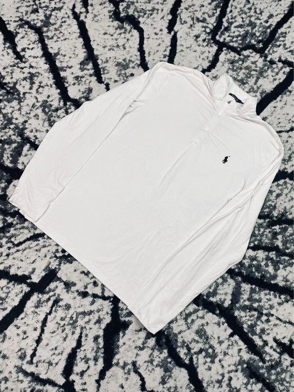 Ralph Lauren Polo Ralph Lauren halfzip sweatshirt white M Size US M / EU 48-50 / 2 - 2 Thumbnail
