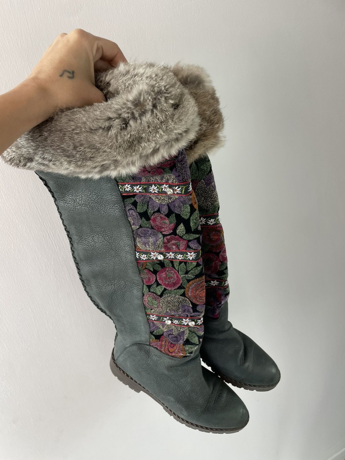 Vintage Vintage leather boots Size US 9 / IT 39 - 20 Thumbnail