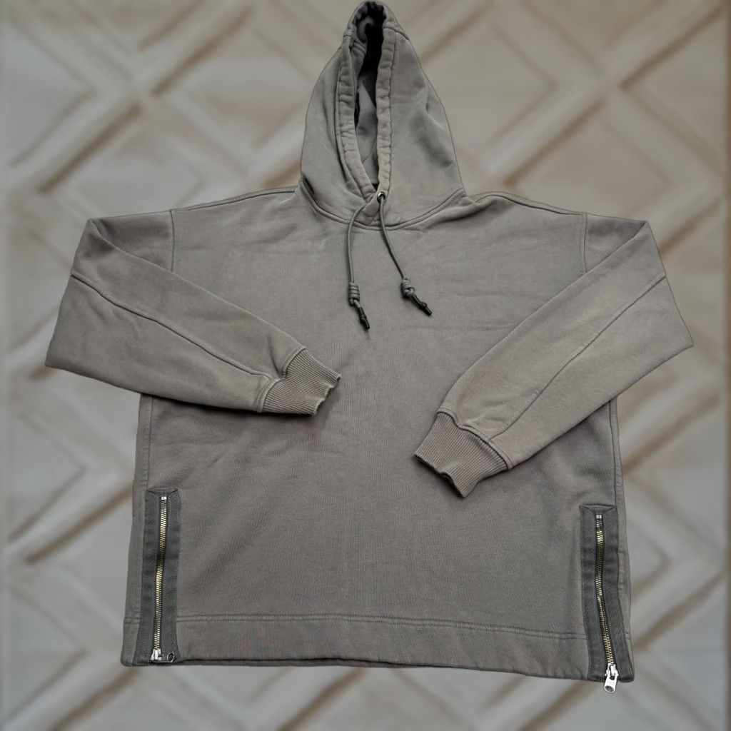 Abercrombie & Fitch Abercrombie & Fitch Hoodie Mens Small Gray Boxy Sweatshirt Knit Pullover Logo Hooded Size US S / EU 44-46 / 1 - 1 Thumbnail