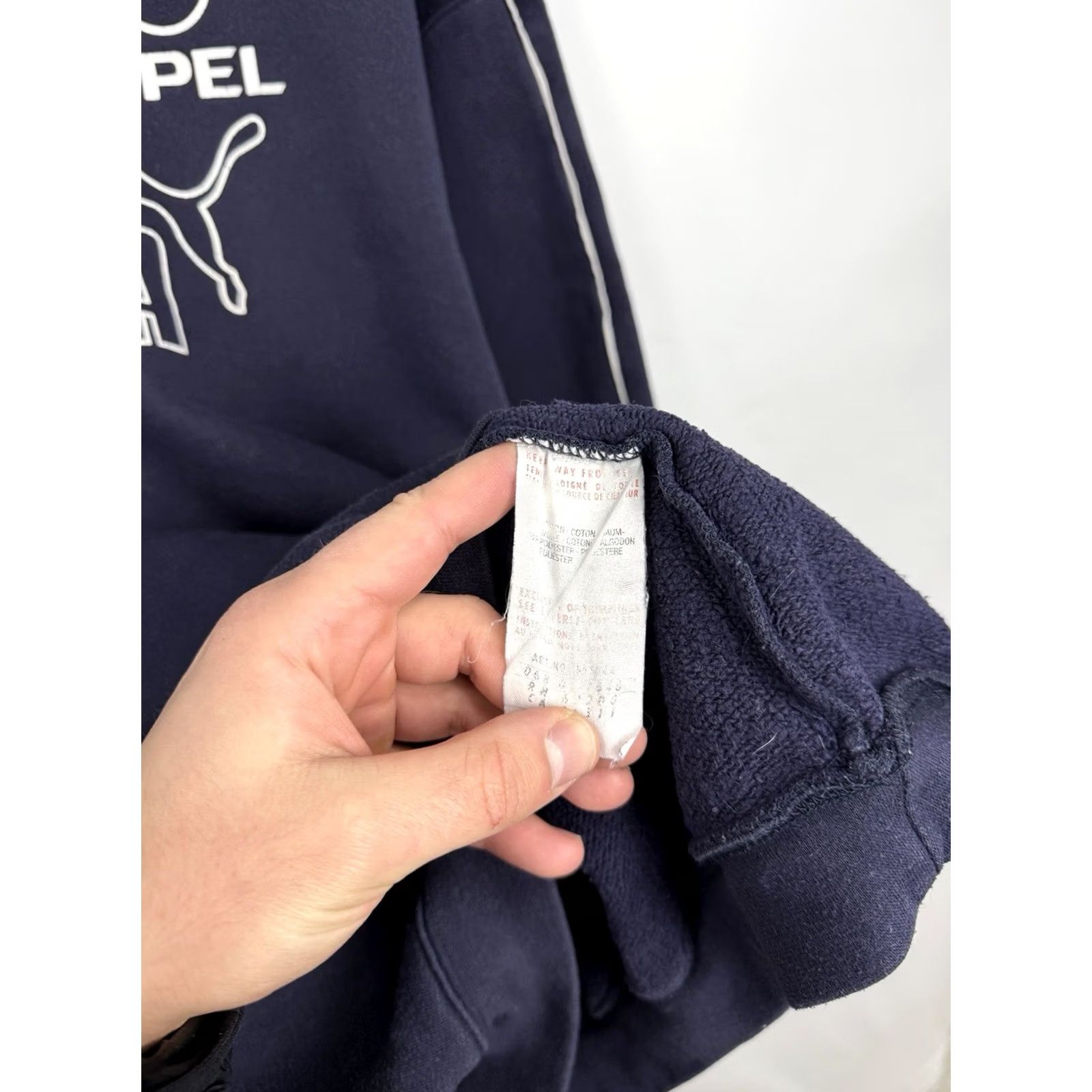 Puma VINTAGE Puma Switzerland Opel Suisse Soccer Sweatshirt XL Men Dark Blue 90s Pullover Size US XL / EU 56 / 4 - 7 Thumbnail