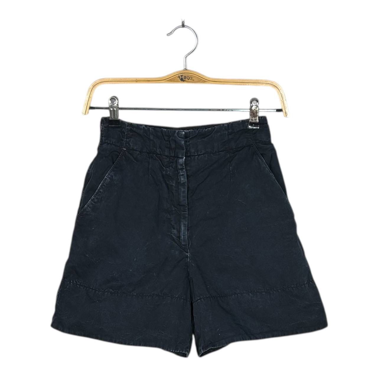 Prada Prada Fit Black Sun Faded Cargo Shorts Size 25" / US 0 / IT 36 - 1 Thumbnail