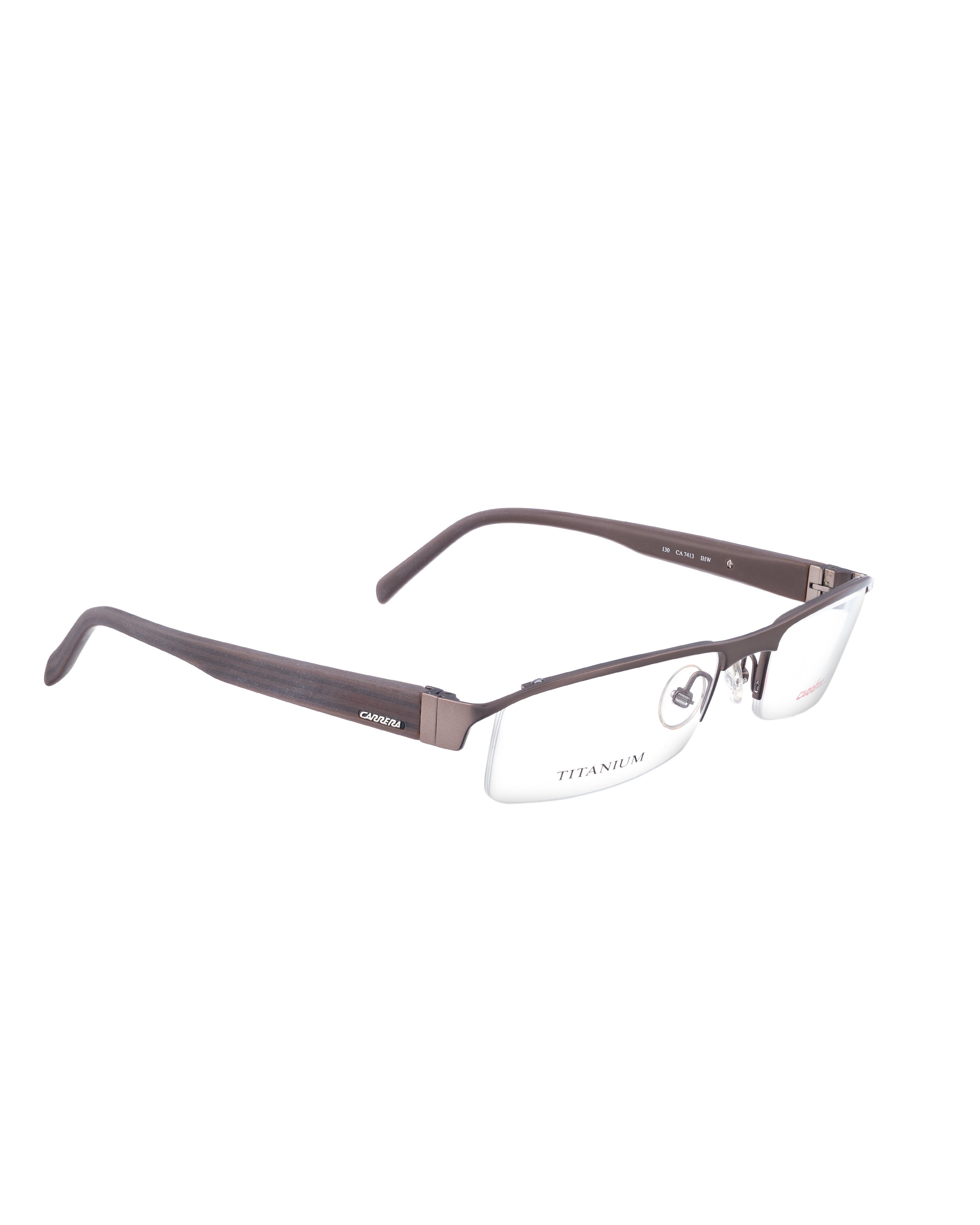 Carrera Carrera 90s Titanium Brown Half Rim Glasses Size ONE SIZE - 2 Thumbnail