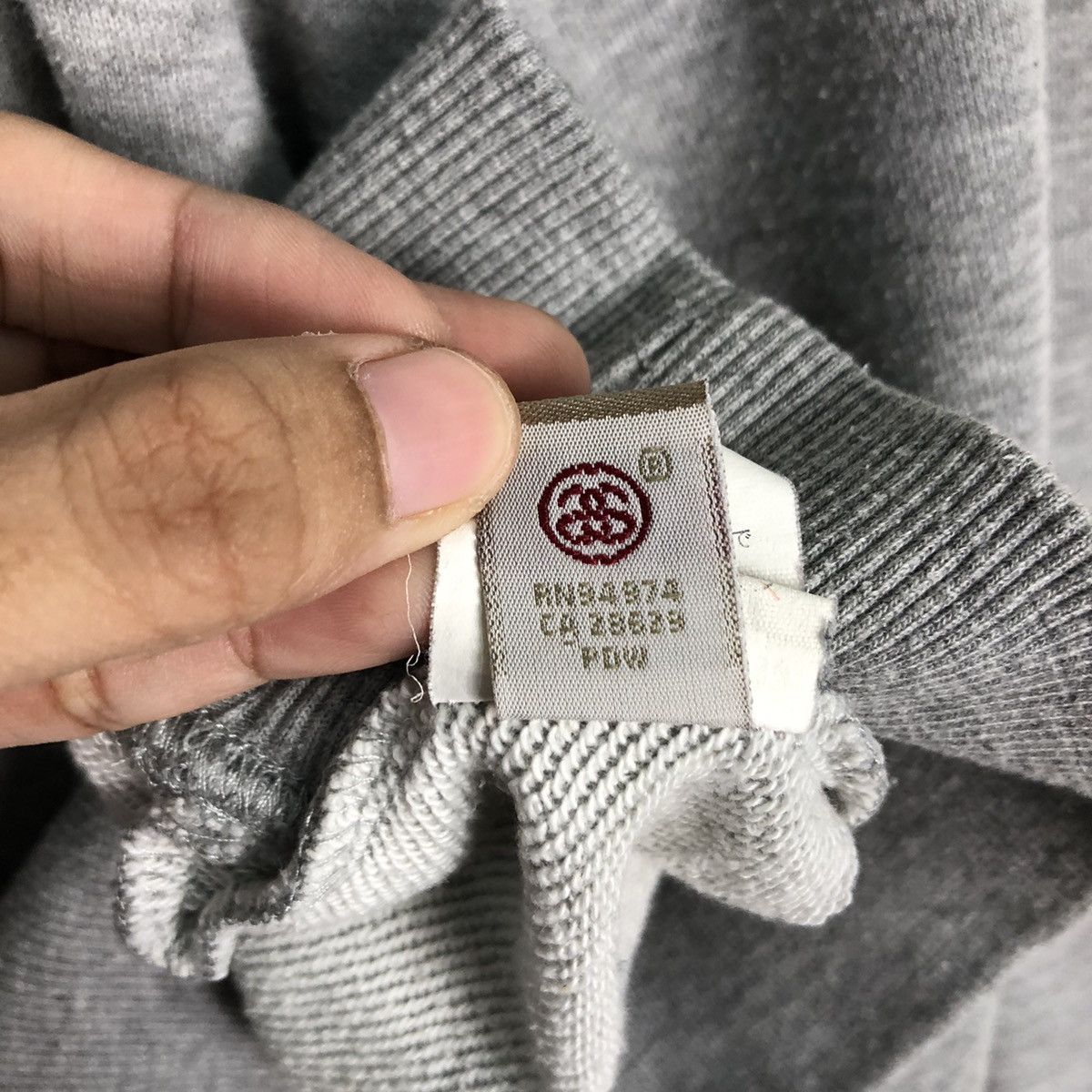 Japanese Brand × Stussy Vintage Stussy Japanese Brand Rare Design Grey Sweatshirt Size US S / EU 44-46 / 1 - 15 Thumbnail