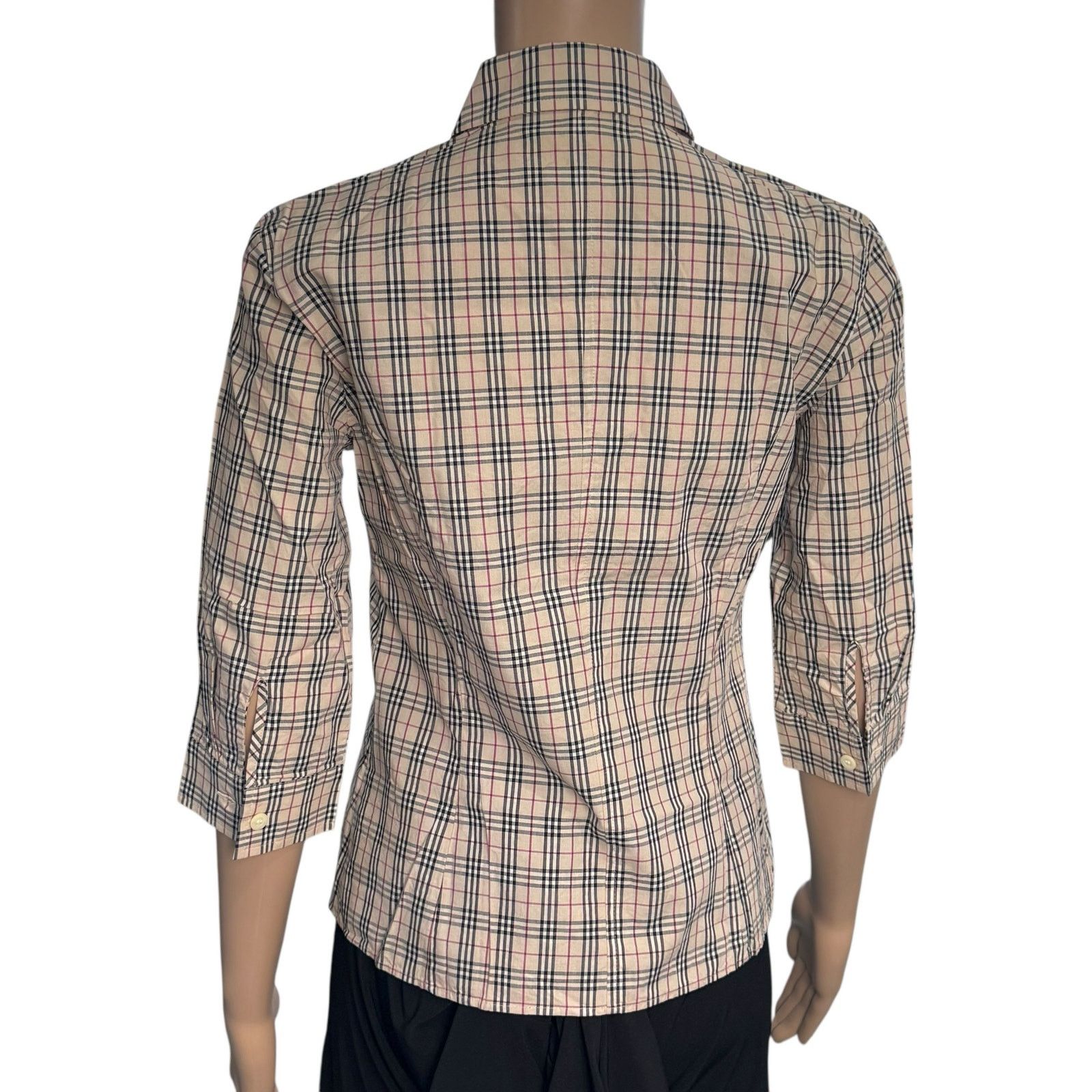 Burberry Burberry Nova Check Blouse Size XS / US 0-2 / IT 36-38 - 4 Thumbnail