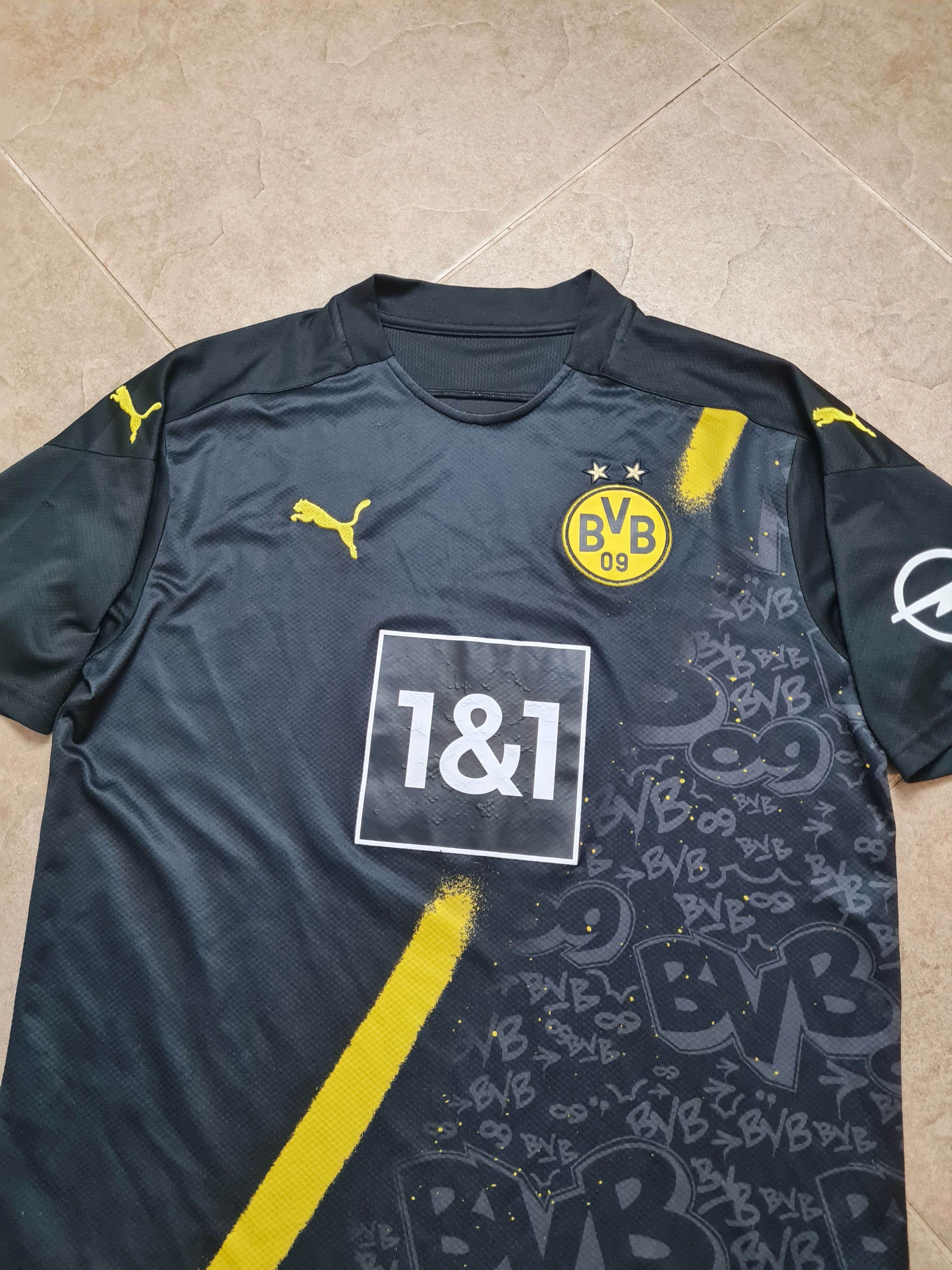 Puma Borussia Dortmund Away shirt 2020 Soccer Puma Mens Trikot Size US L / EU 52-54 / 3 - 2 Thumbnail