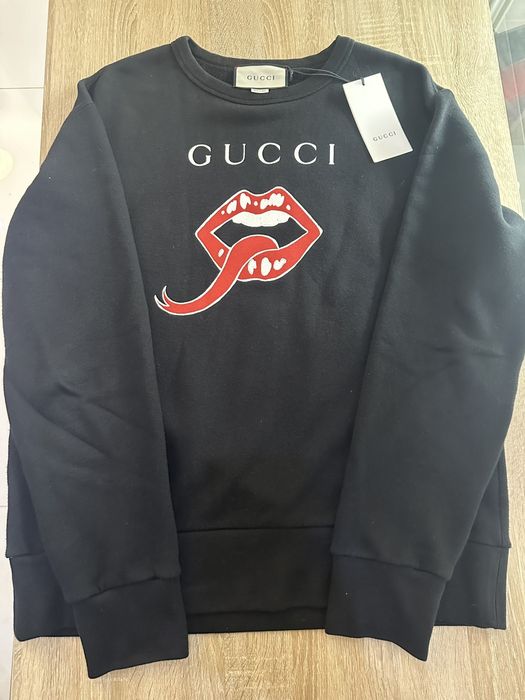 Gucci 2024 mouth sweatshirt