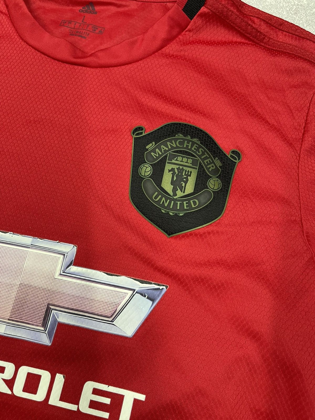 Adidas Adidas Manchester United Soccer Jersey Home Football Club Size US L / EU 52-54 / 3 - 6 Thumbnail