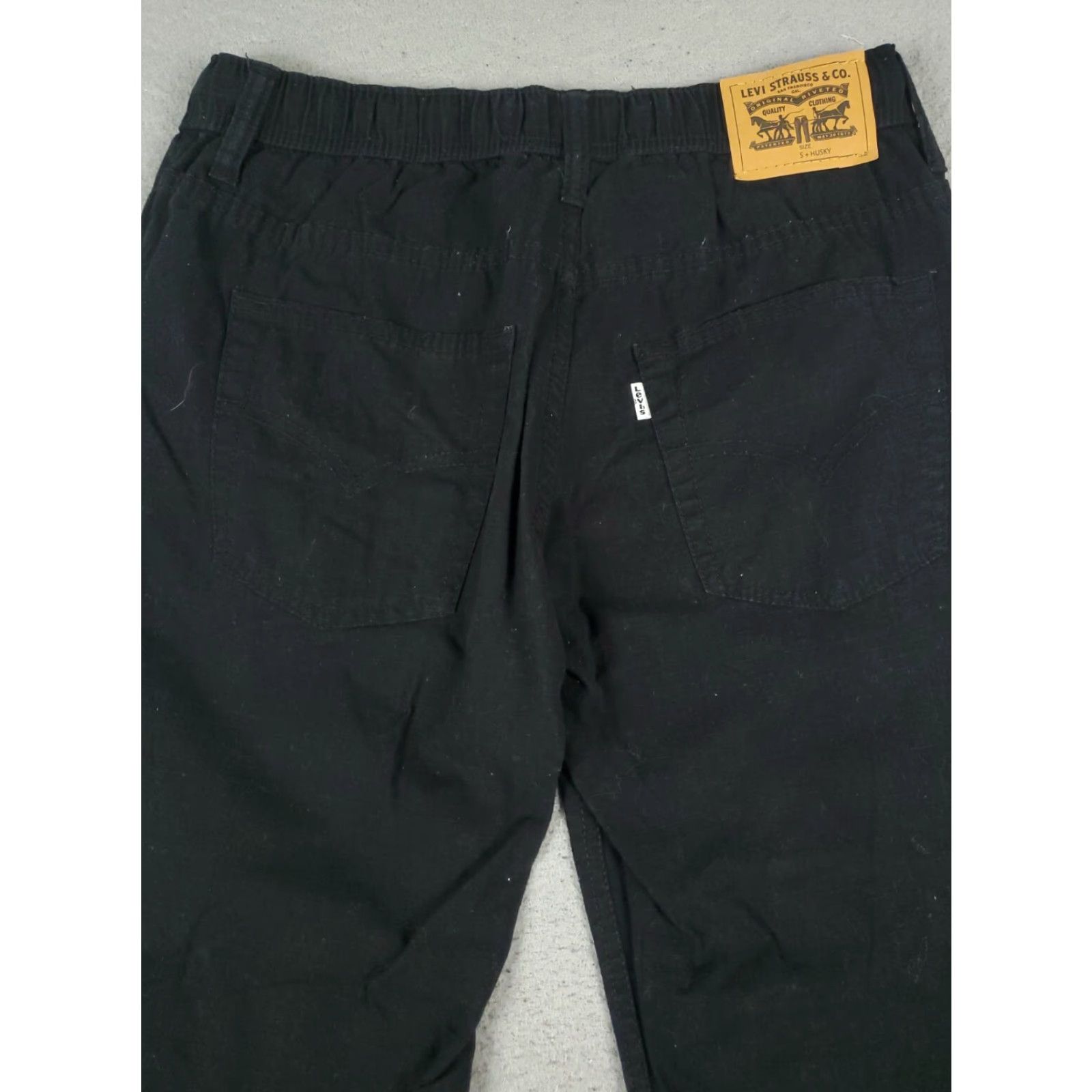 Levi's Levi's Mens Jogger Pants Small Black Casual Athletic Activewear Waist Tie 90s Sports Size US 29 - 6 Thumbnail