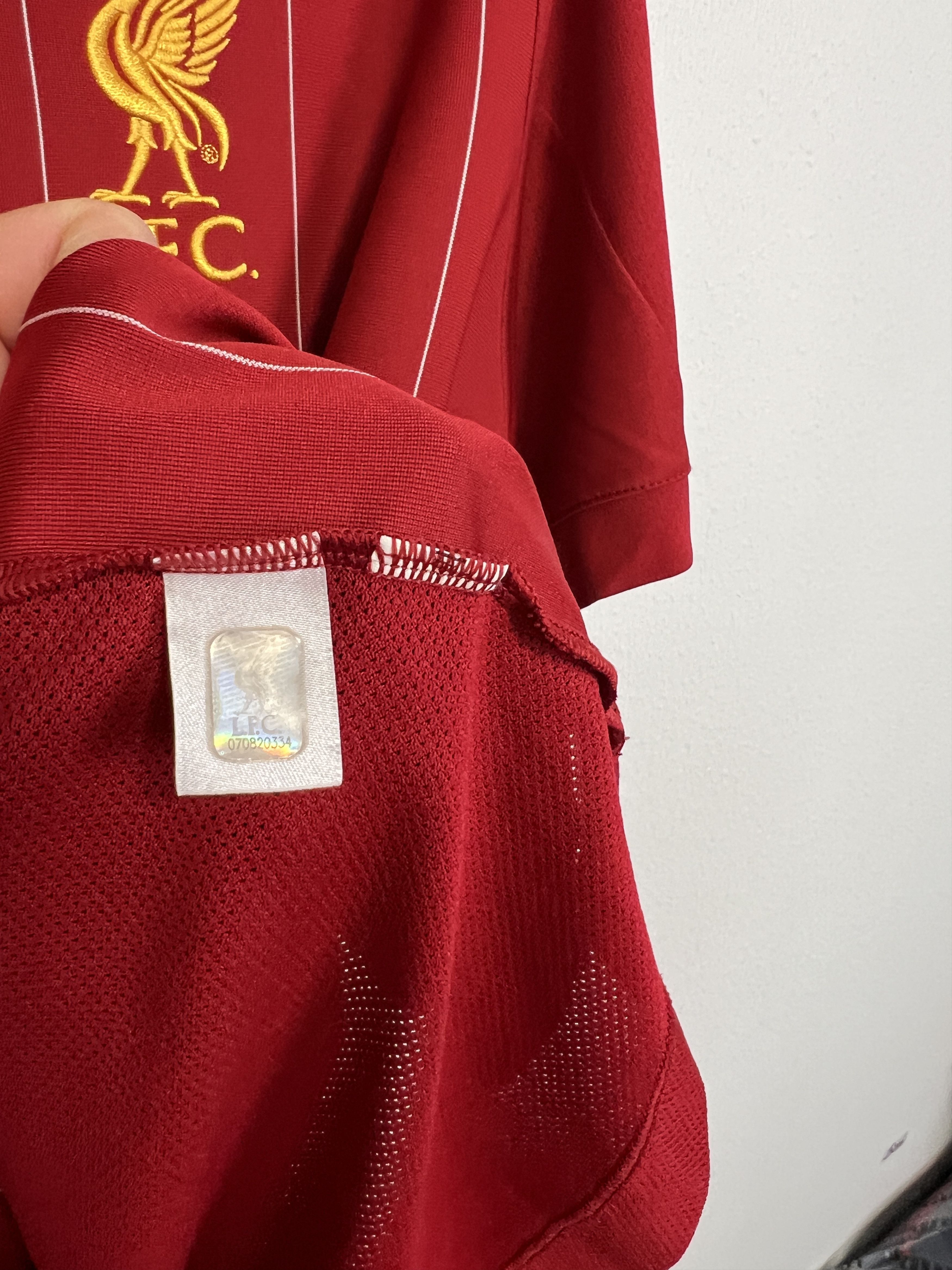 New Balance Liverpool Home football shirt Soccer #21 Chamberlain Jersey Size US XL / EU 56 / 4 - 7 Thumbnail