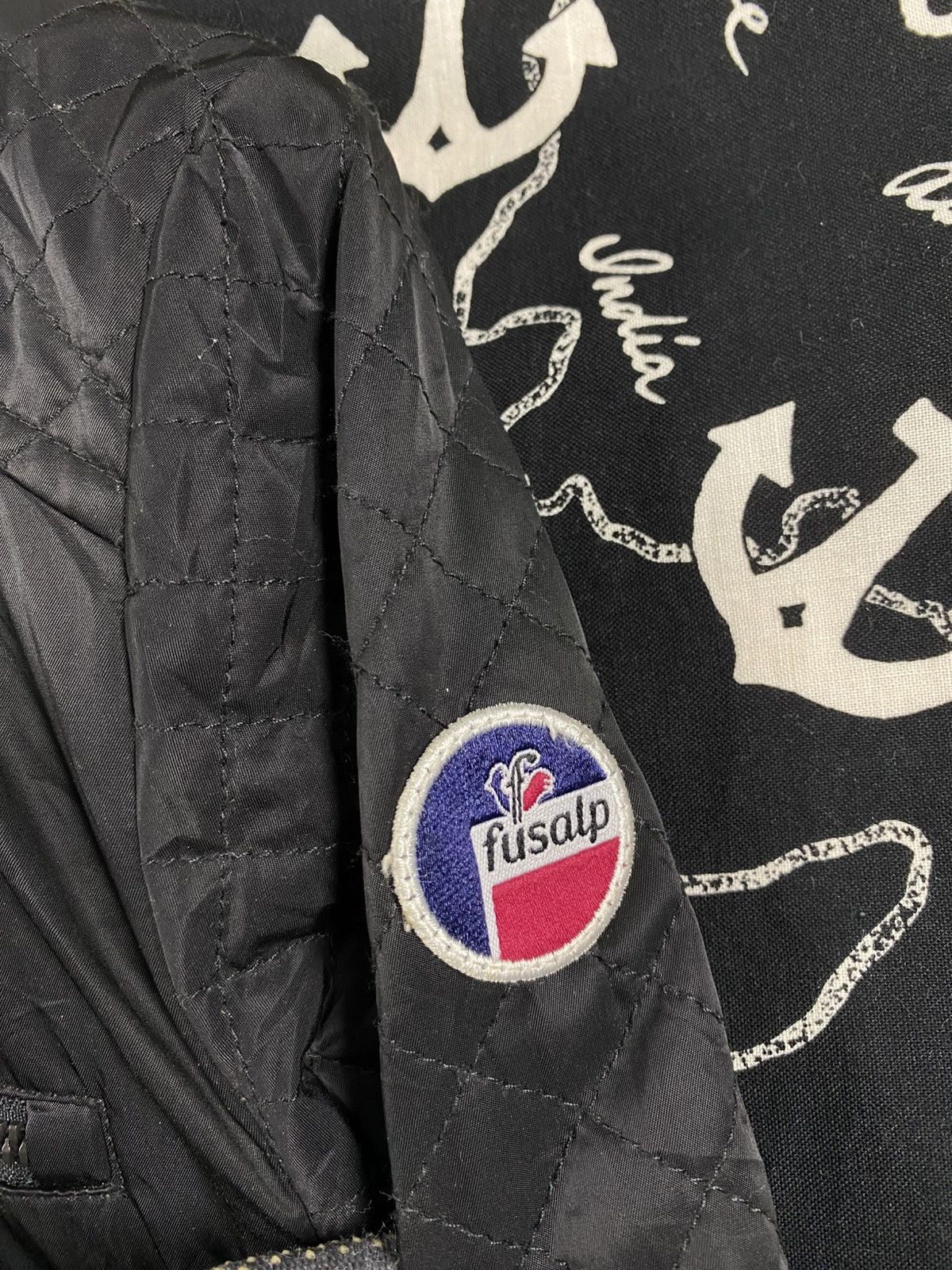 Fusalp Vintage Fusalp Black Quilted Zip Jacket | Men’s Outerwear Size US M / EU 48-50 / 2 - 7 Thumbnail