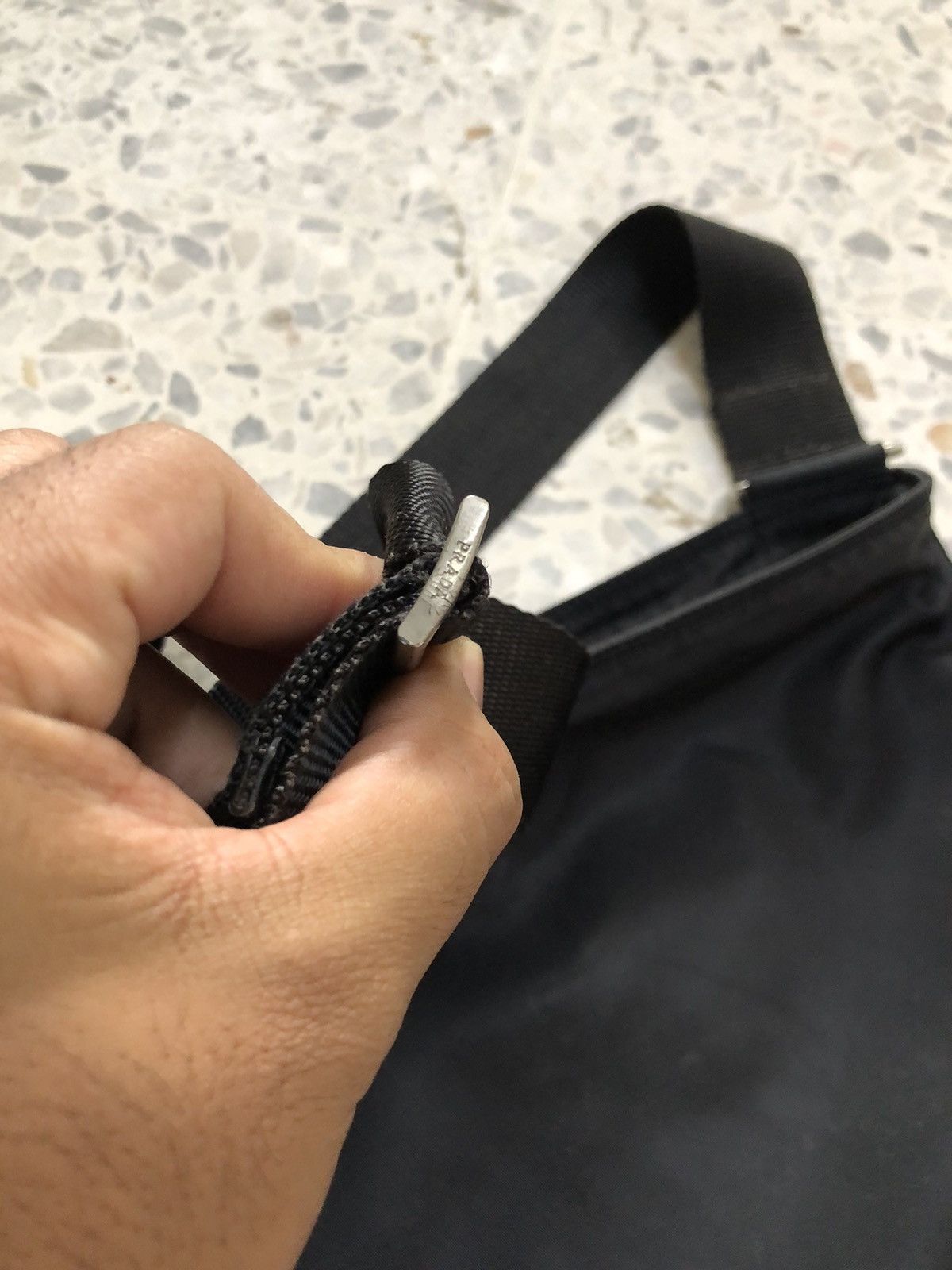 Prada Authentic❗️Vintage 90s Prada Nylon Sling Bag Size ONE SIZE - 9 Thumbnail