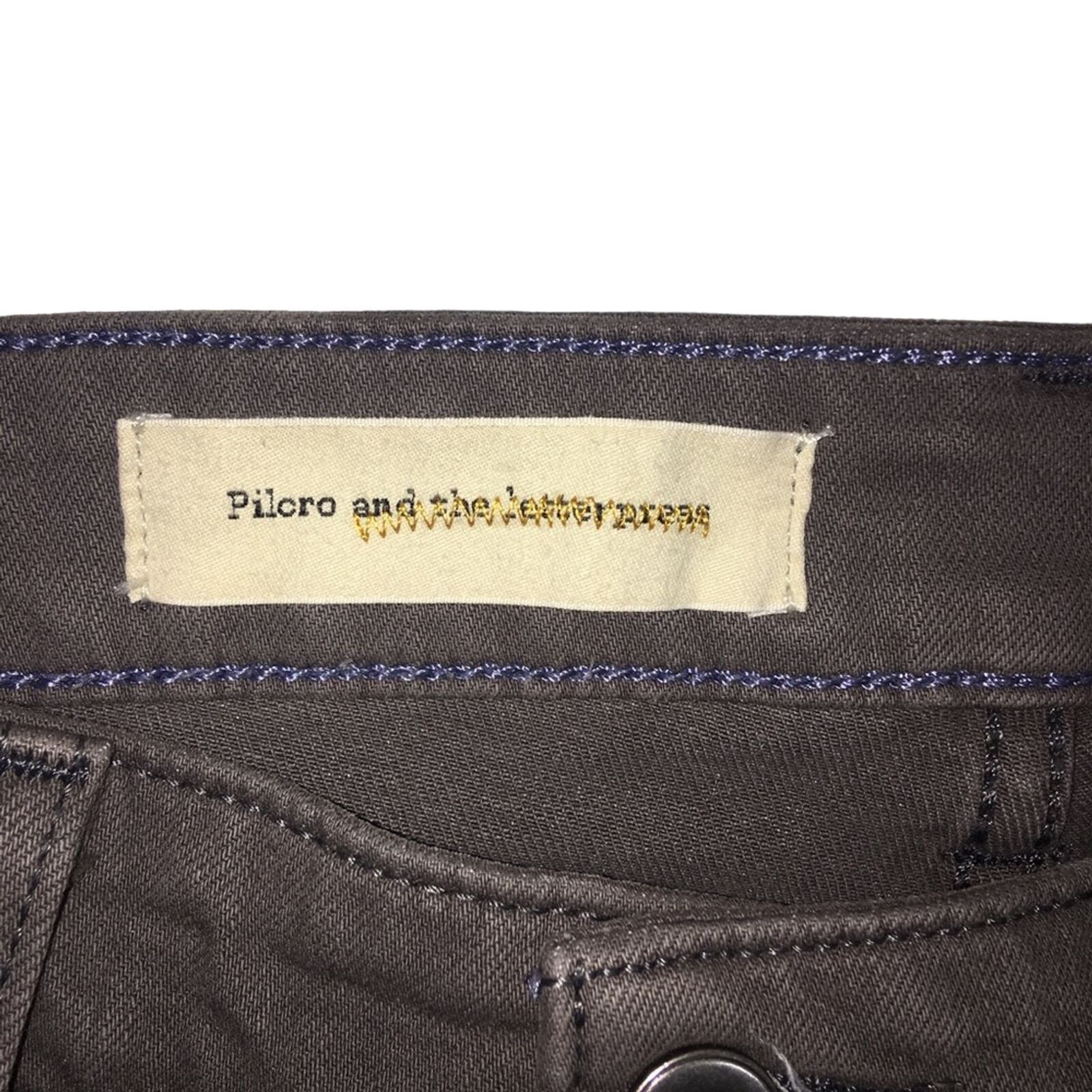 Anthropologie Anthropologie Pilcro & The Letterpress Serif Pants Size 27 Size 27" / US 4 / IT 40 - 4 Thumbnail