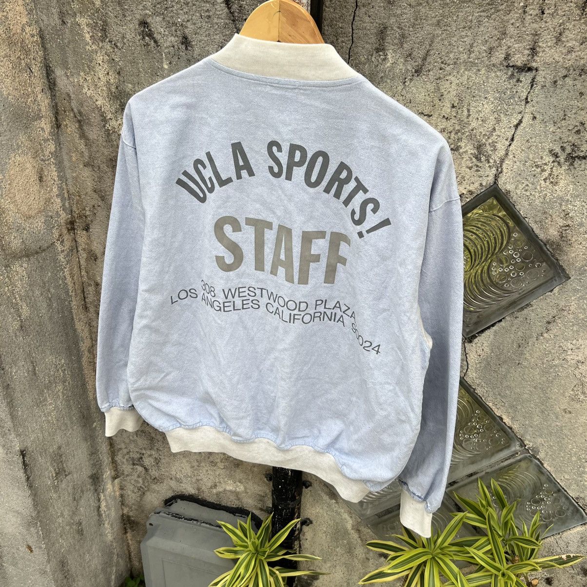 Vintage “VINTAGE” UCLA STAFF DISTRESS ZIP UP BLUE JACKET Size US M / EU 48-50 / 2 - 15 Thumbnail