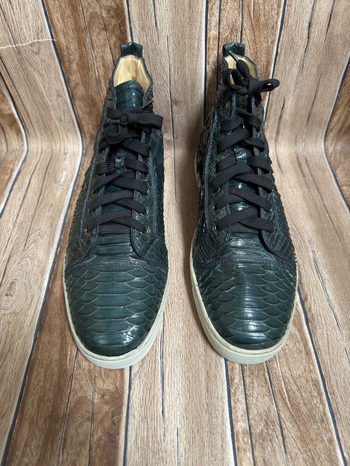 Christian Louboutin 🕷️🔋Louis python sneaker Size US 13 / EU 46 - 6 Thumbnail