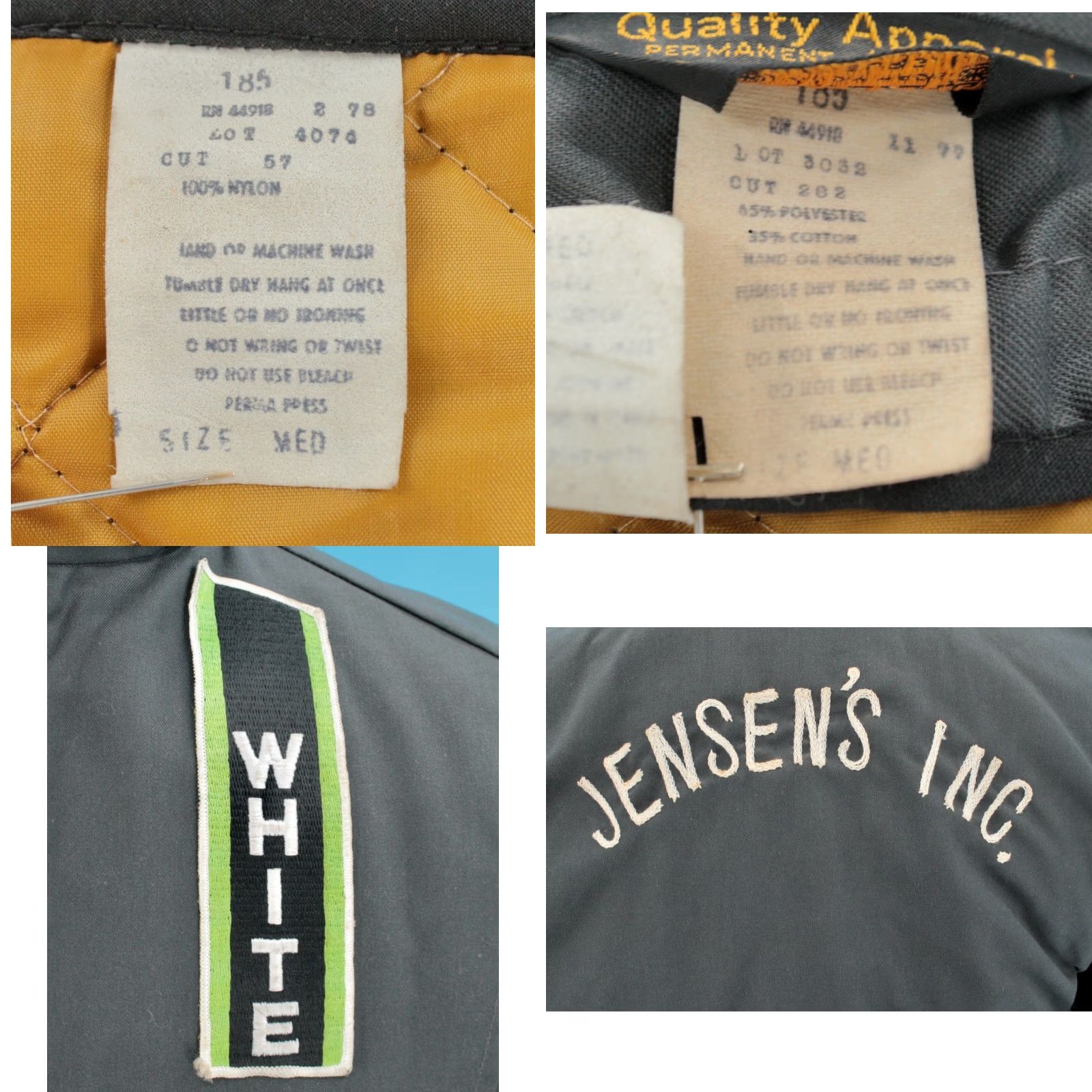 Vintage VINTAGE Men’s VTG 60s 70s Embroidered White Tractors Work Jacket Sz M 1960s 1970s Size US M / EU 48-50 / 2 - 8 Thumbnail