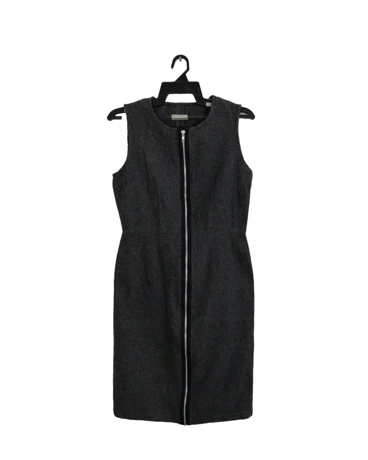 Comme Des Garcon Wool Zipper Sleeveless Jacket
