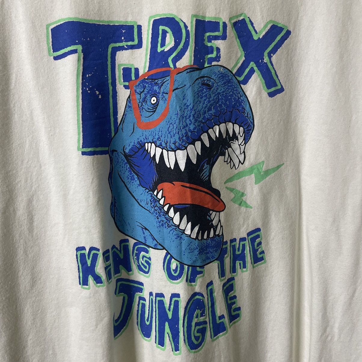 Other T Rex King Of The Jungle Big Graphic Streetwear T Shirt Size US XL / EU 56 / 4 - 2 Thumbnail