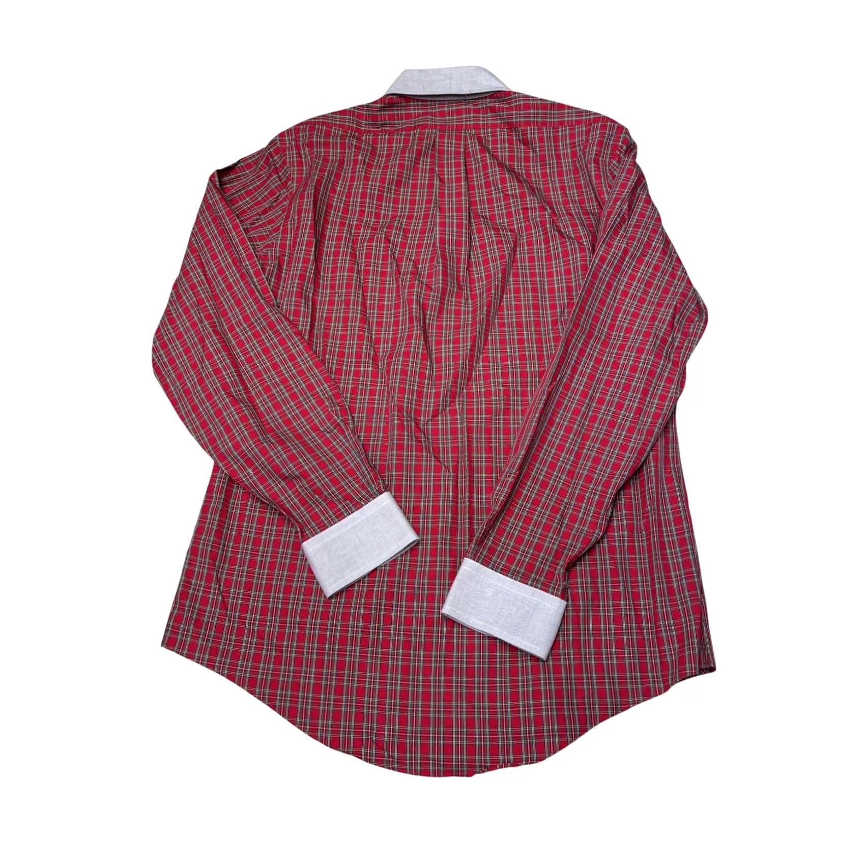 Brooks Brothers Brooks Brothers 346 Mens Slim Fit Non-Iron Red Plaid Button Down Shirt Medium Size US M / EU 48-50 / 2 - 5 Thumbnail