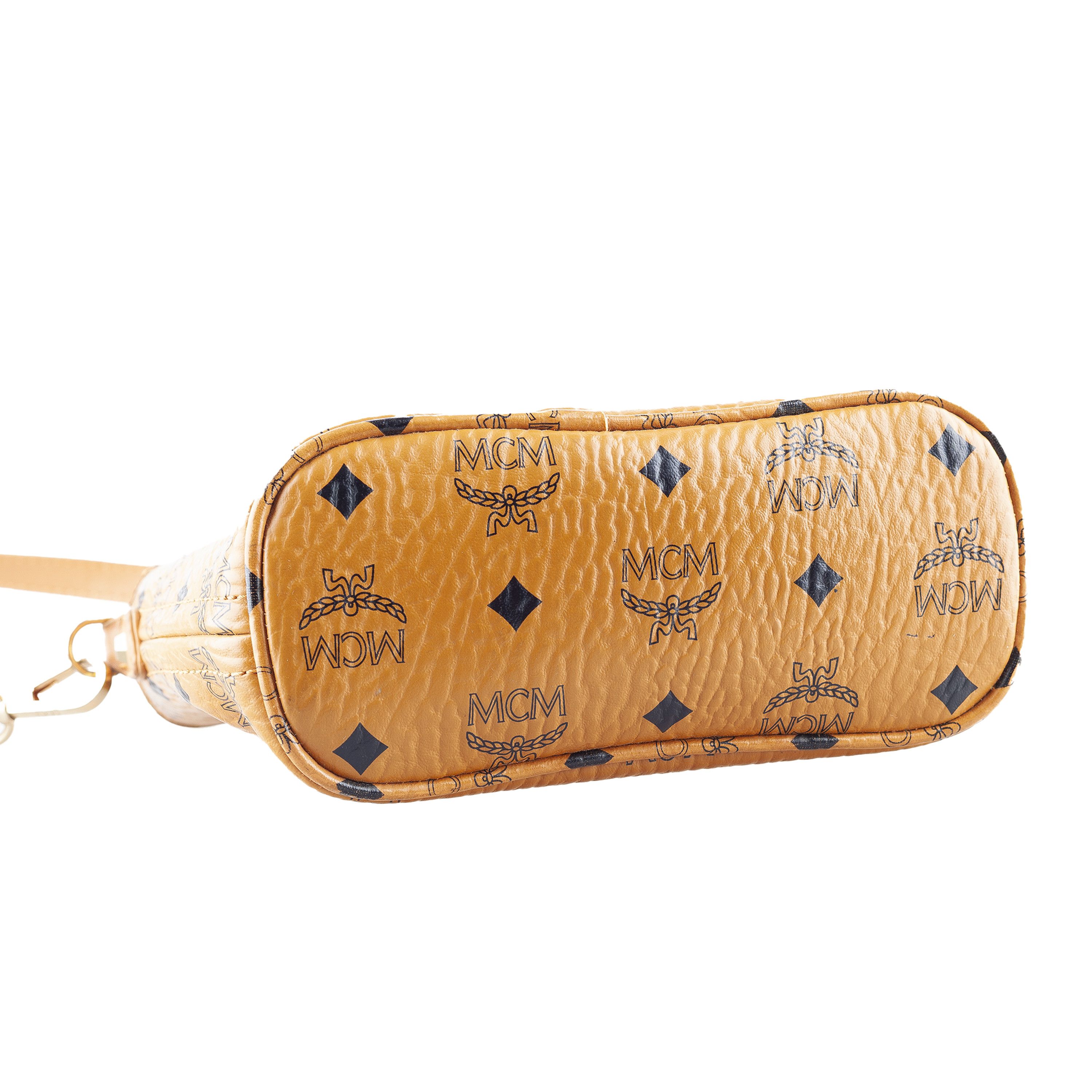 MCM MCM Mini Anya Crossbody Brown Monogram Charm Vintage Bag Size ONE SIZE - 6 Thumbnail