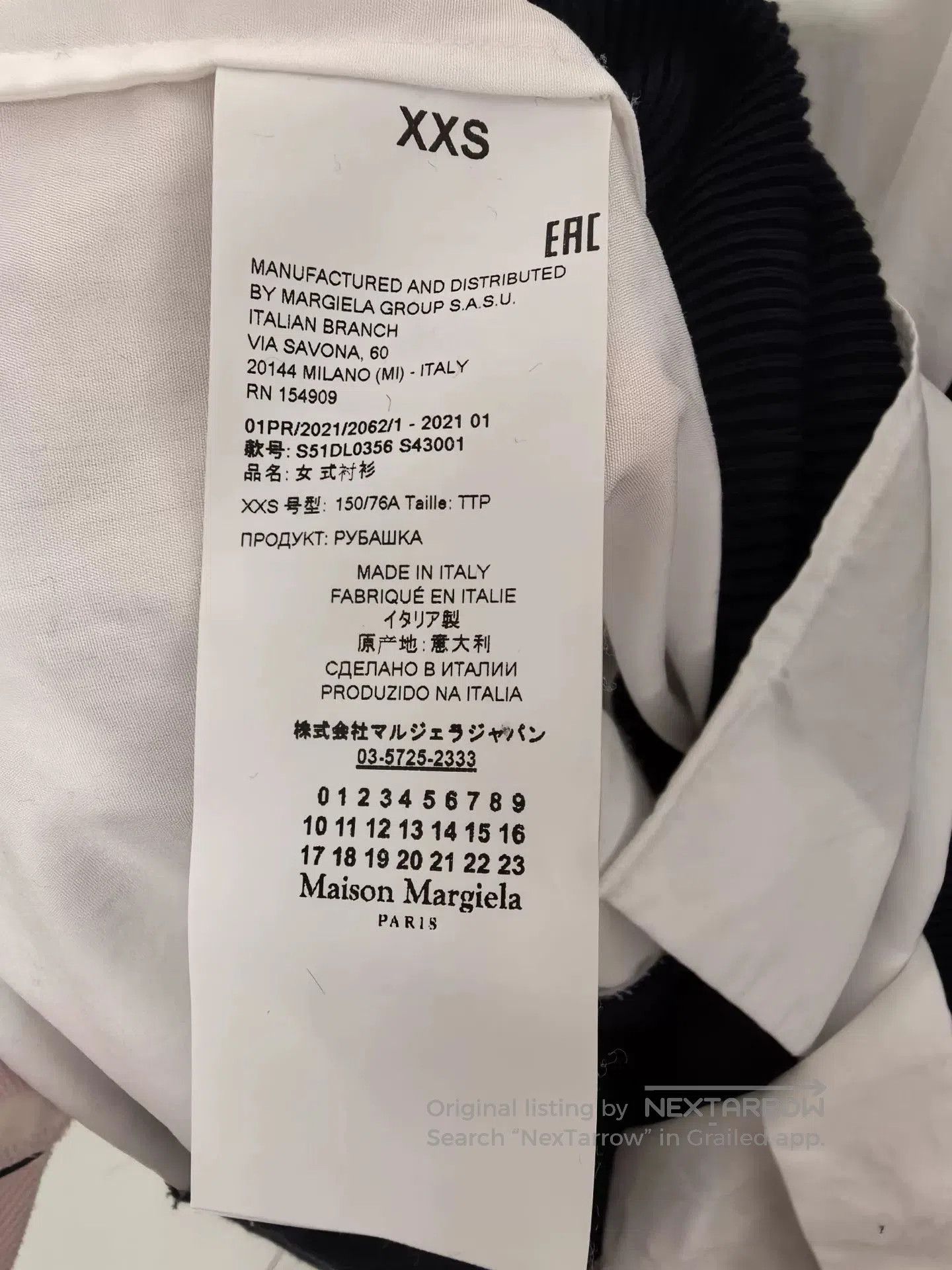 Maison Margiela Maison Margiela Spliced Shirt Dress. Size XXS / US 00 / IT 34 - 4 Thumbnail