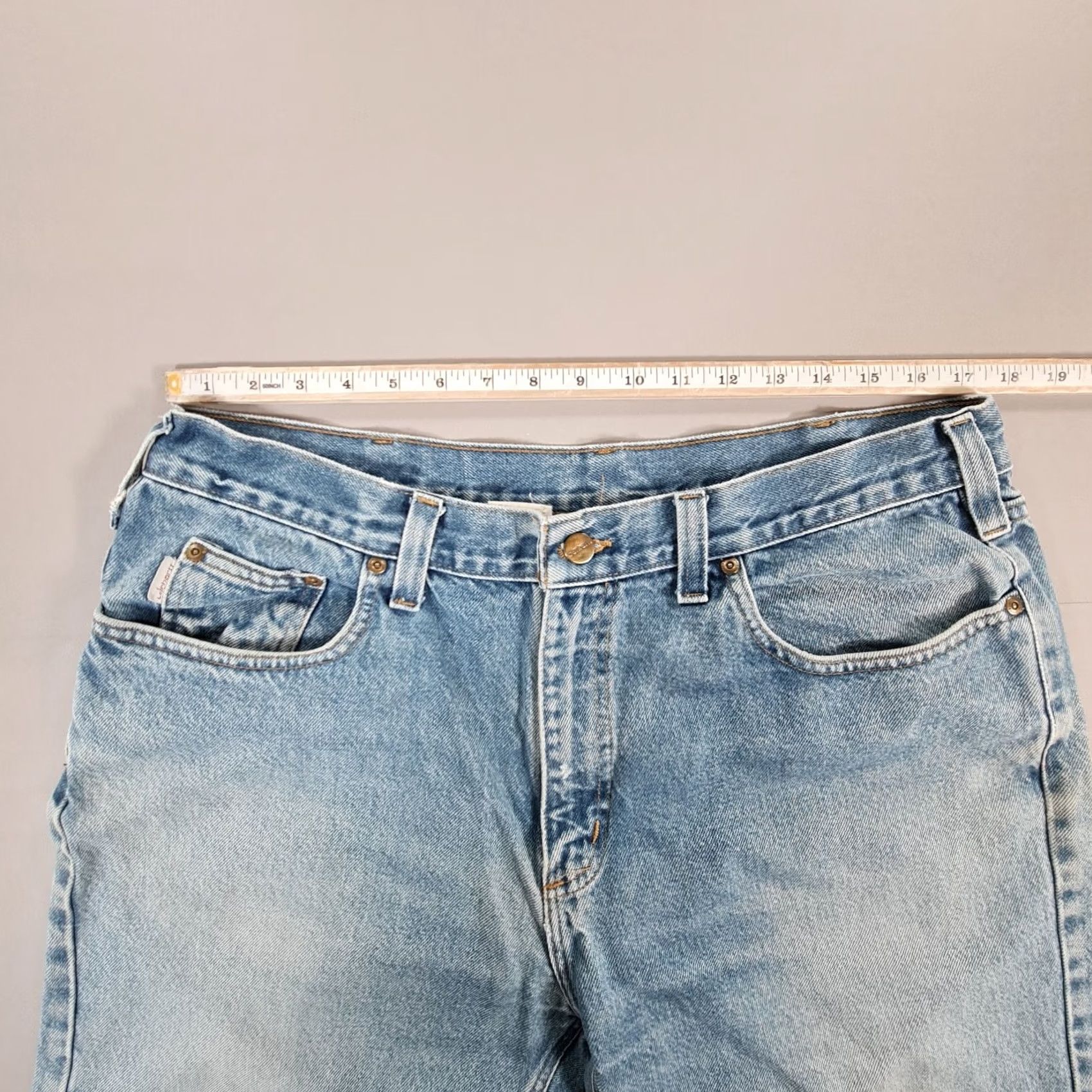Carhartt Carhartt Jeans Blue W36 L30 Relaxed Straight Denim D480 DVB Mens Size US 36 / EU 52 - 5 Thumbnail