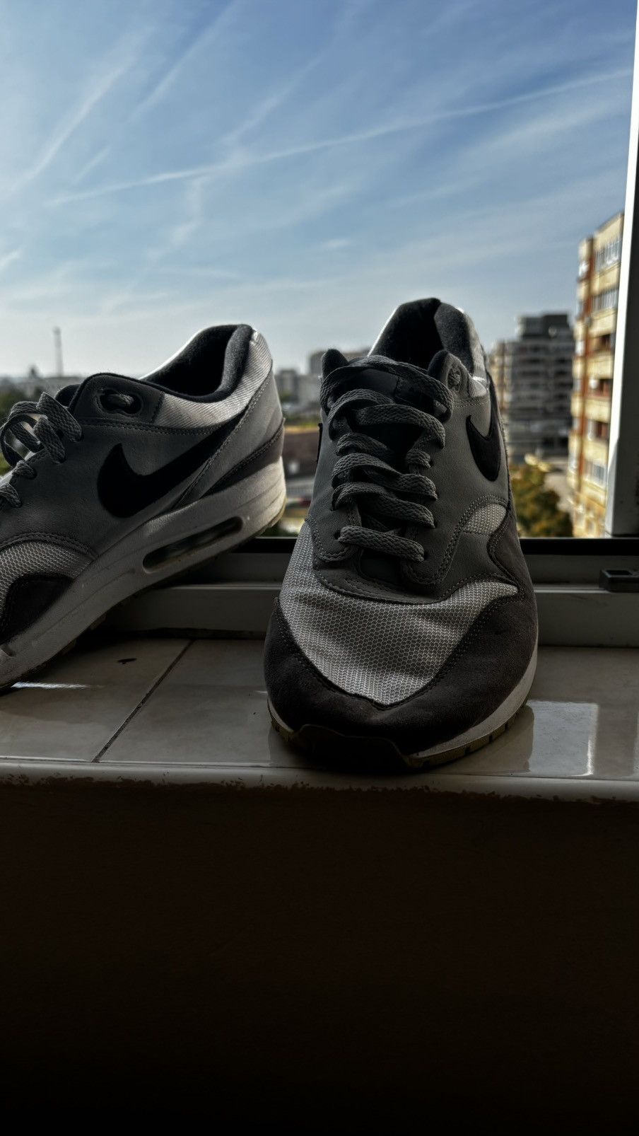 Nike Nike Air Max 1 Grey Wolf Grey Size US 12 / EU 45 - 6 Thumbnail