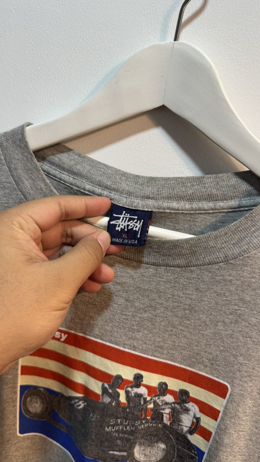 Stussy Vintage Stussy Muffler Service Single Stitch Size US XL / EU 56 / 4 - 3 Thumbnail