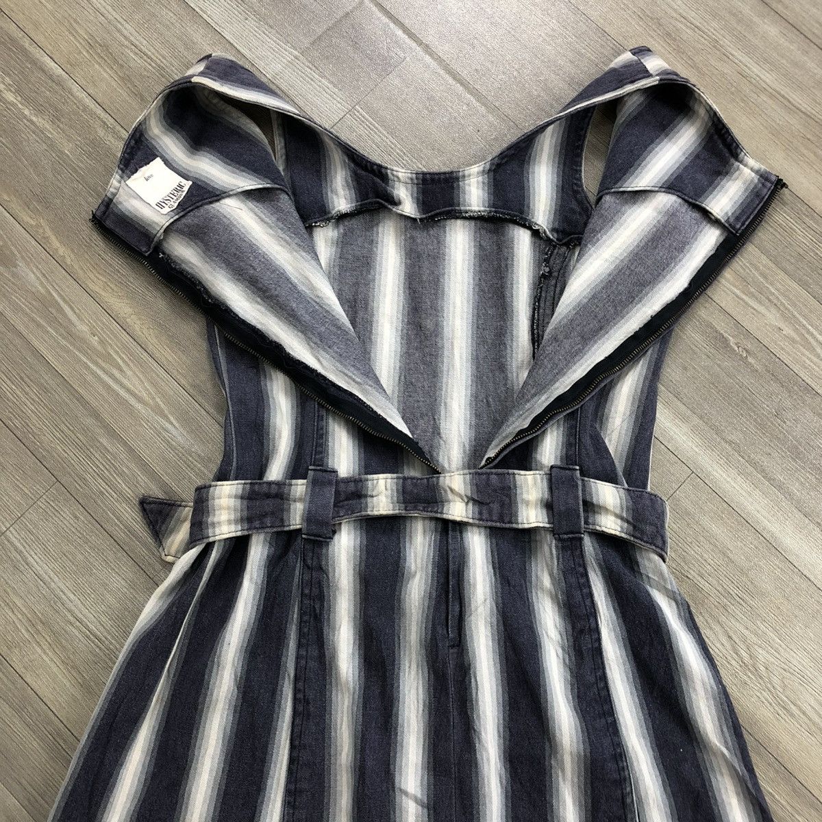 Hysteric Glamour Vintage Hysteric Glamour Love Striped Dressed With Belt Y2K Size S / US 4 / IT 40 - 8 Thumbnail