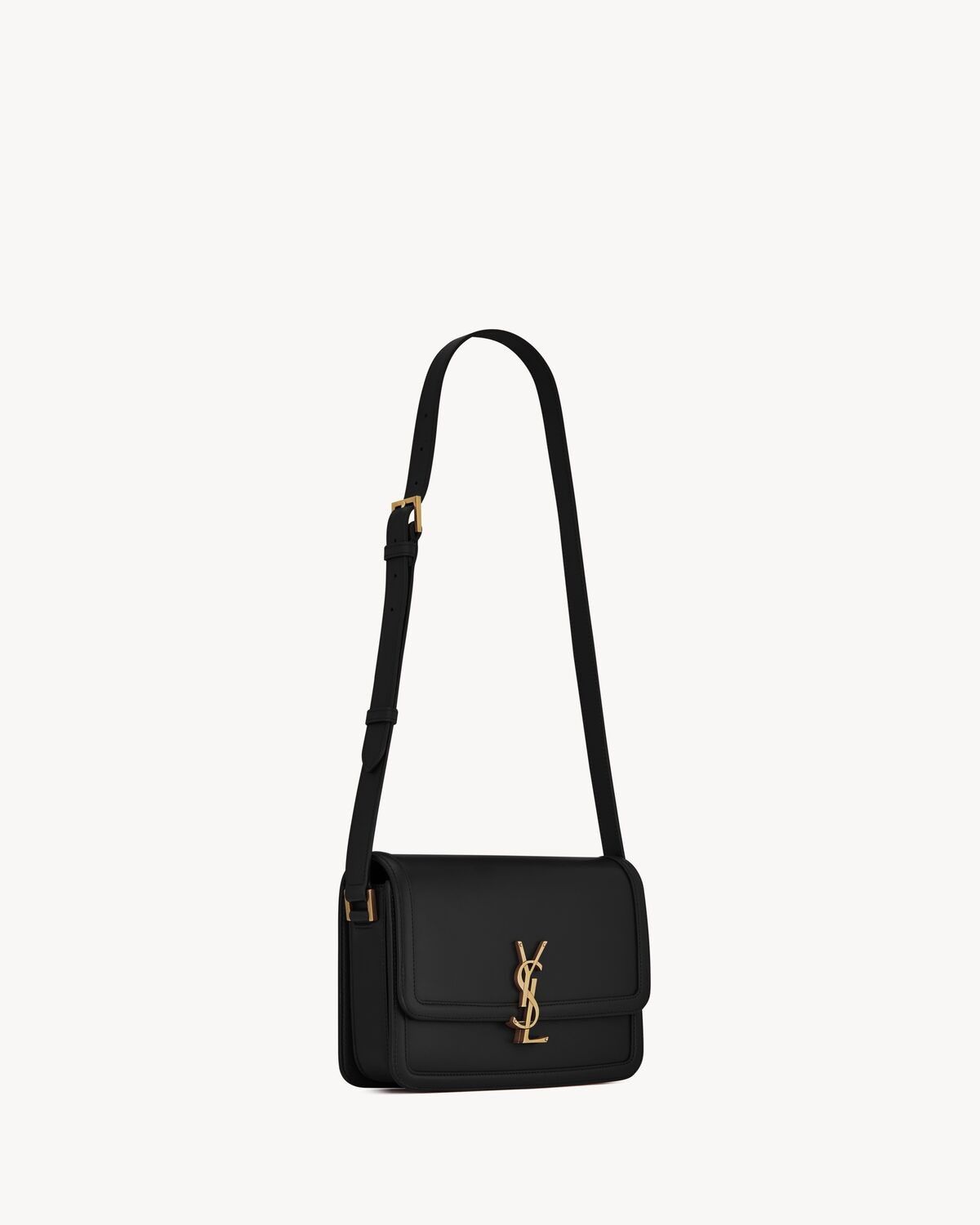 Saint Laurent Paris o1s1wg111125 Solferino Medium Satchel in Box Bag in Black Size ONE SIZE - 6 Thumbnail