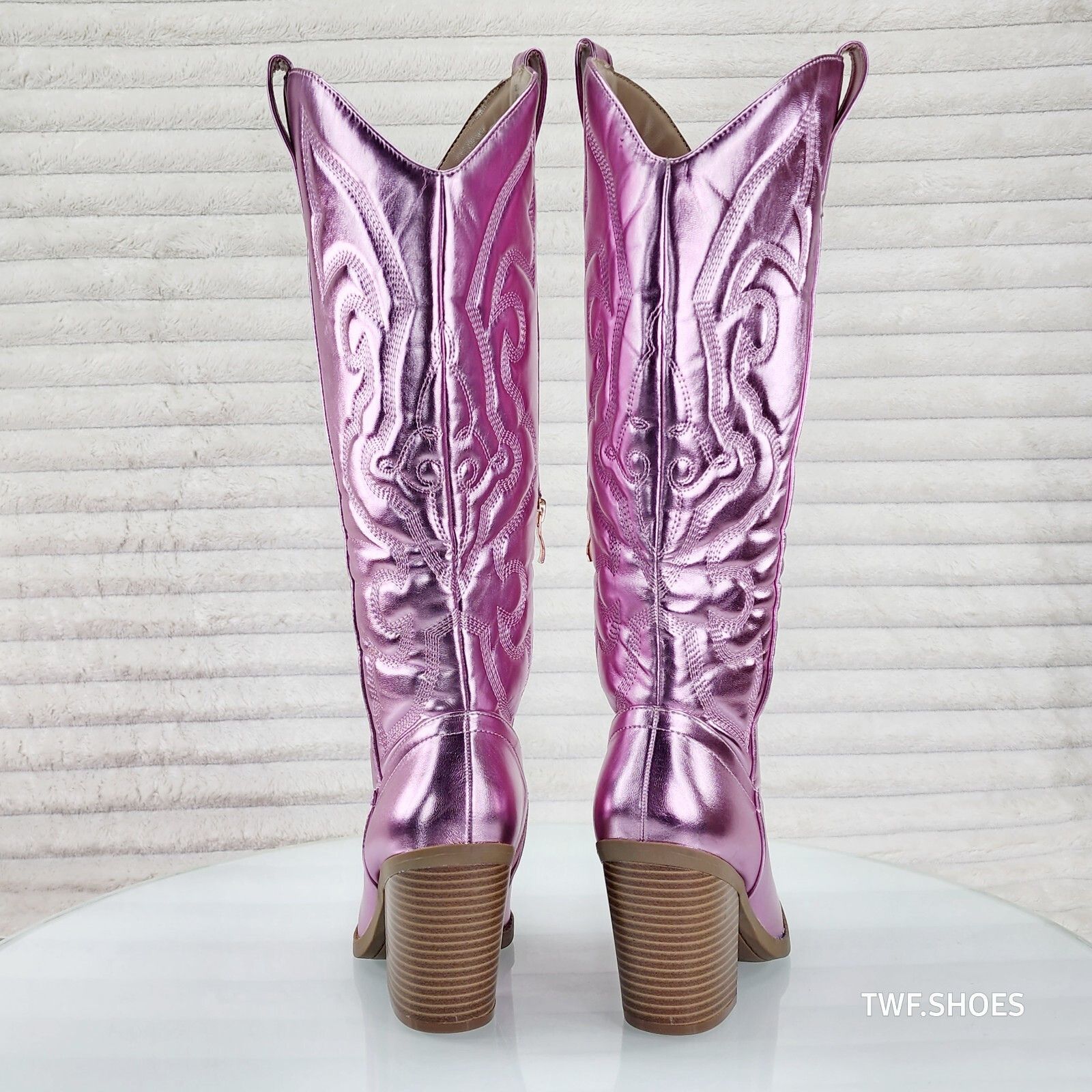 Other Electric Cowboy Metallic Matte Western Knee High Cowgirl Boo Size US 9 / IT 39 - 4 Thumbnail