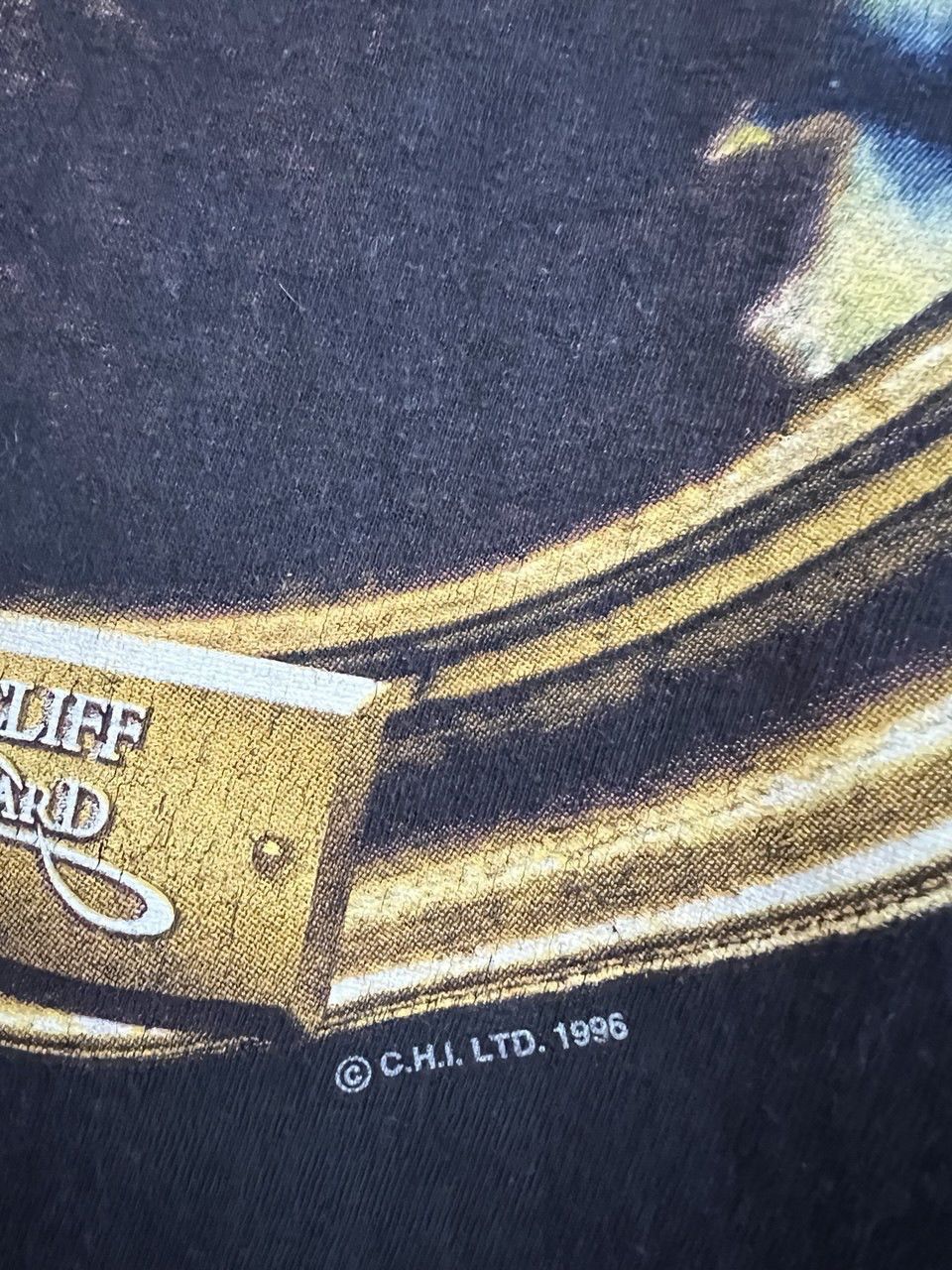 Fruit Of The Loom Vintage 1996 Cliff Richards t-shirt Size US XL / EU 56 / 4 - 5 Thumbnail