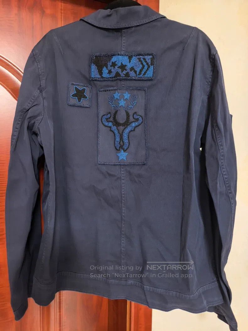 Valentino Valentino Hand-beaded totem blue jacket Size US M / EU 48-50 / 2 - 4 Thumbnail