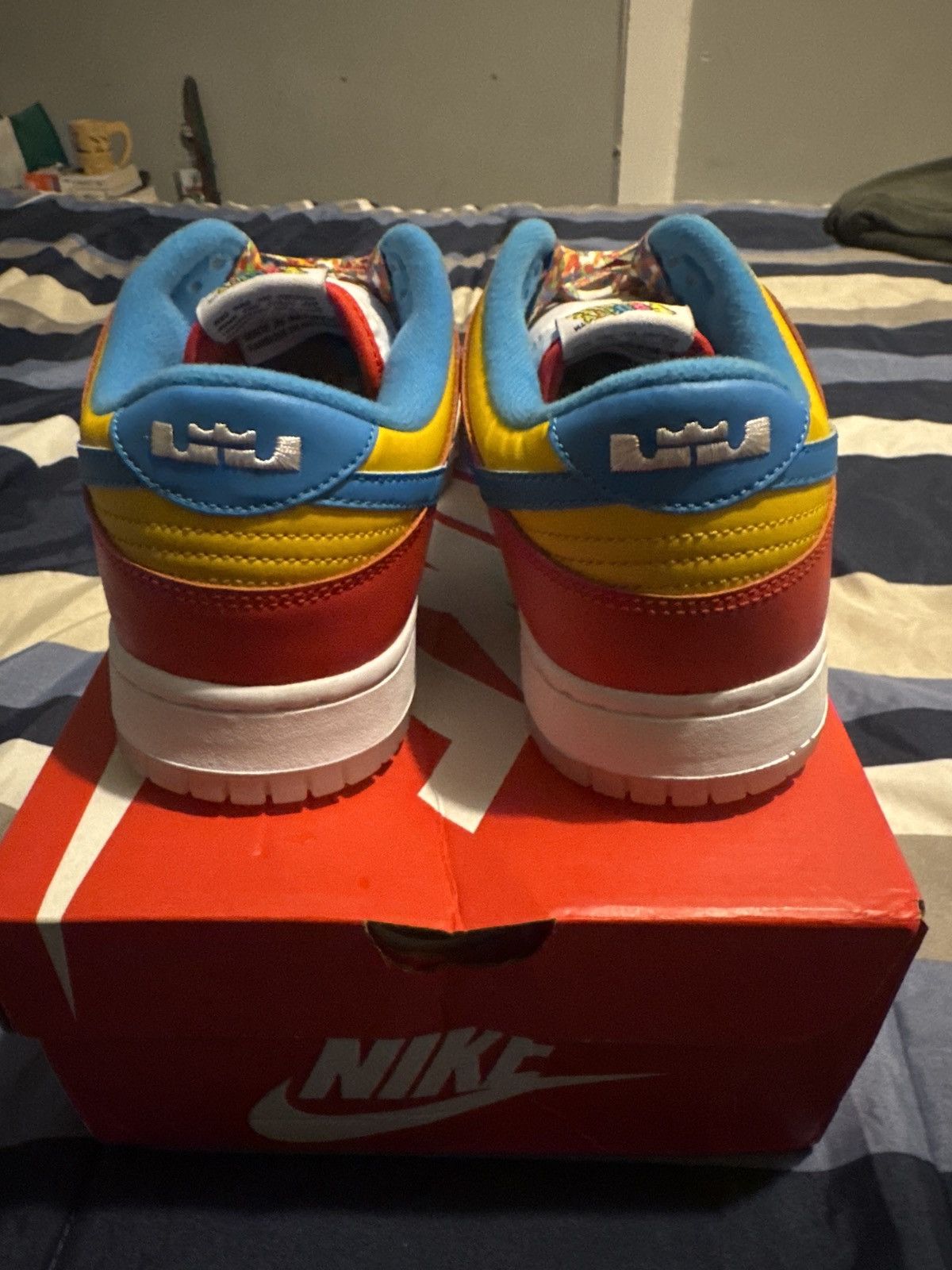 Nike Nike Dunk Low Lebron James Fruity Pebbles Size US 9 / EU 42 - 4 Thumbnail