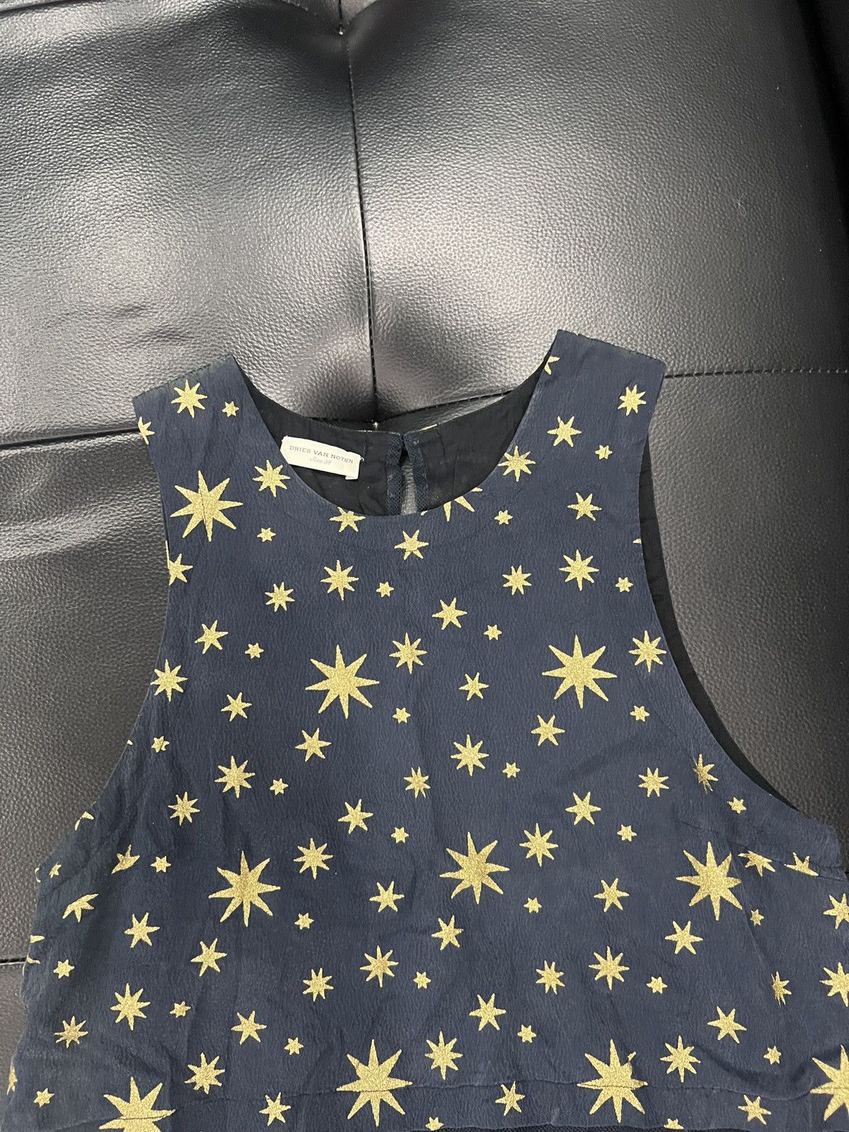 Dries Van Noten Dries Van Noten Star Lace Tank Top Size XS / US 0-2 / IT 36-38 - 4 Thumbnail