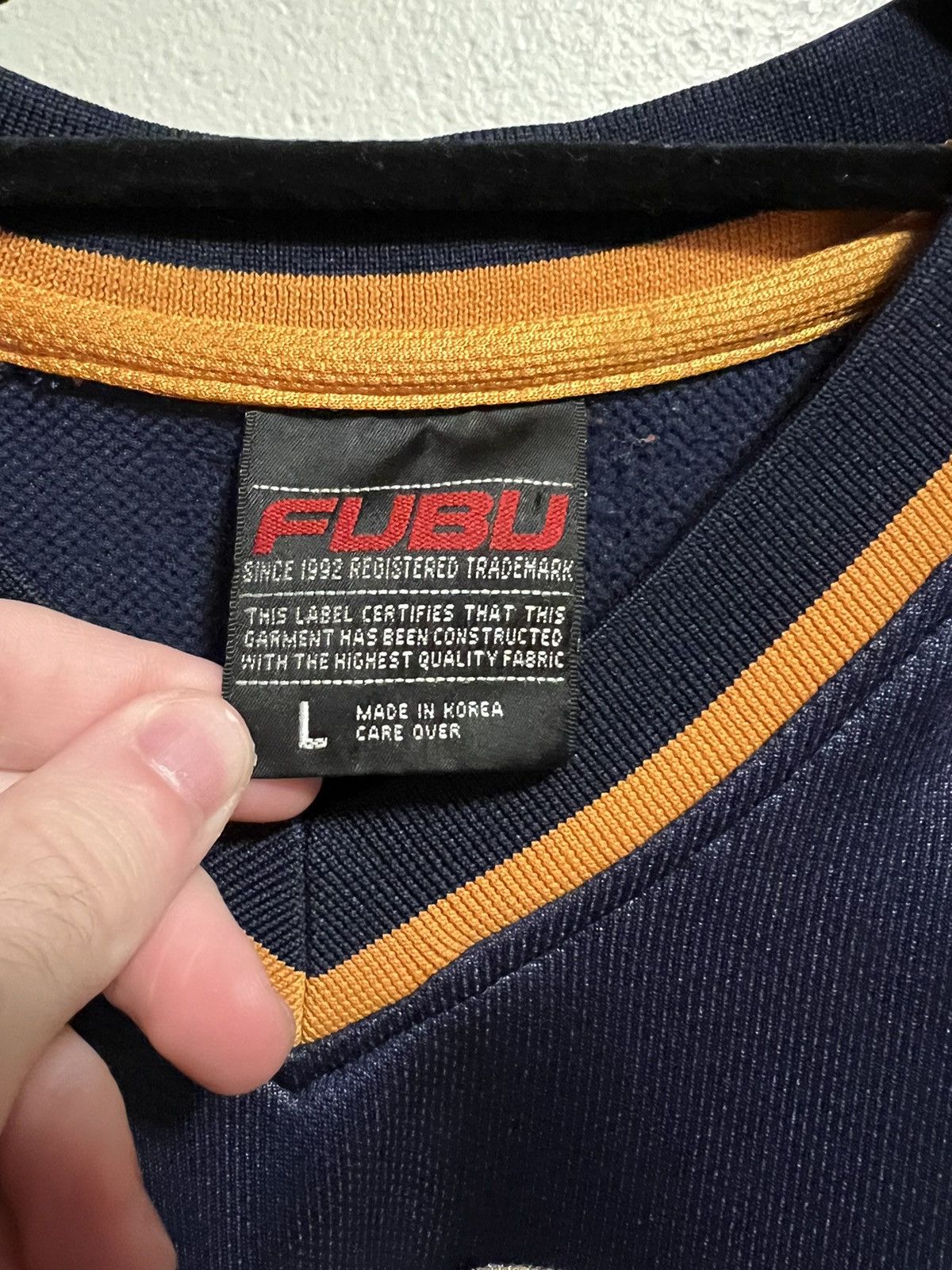 Fubu × Vintage Vintage FUBU City Series Jersey East Side Size US L / EU 52-54 / 3 - 10 Thumbnail