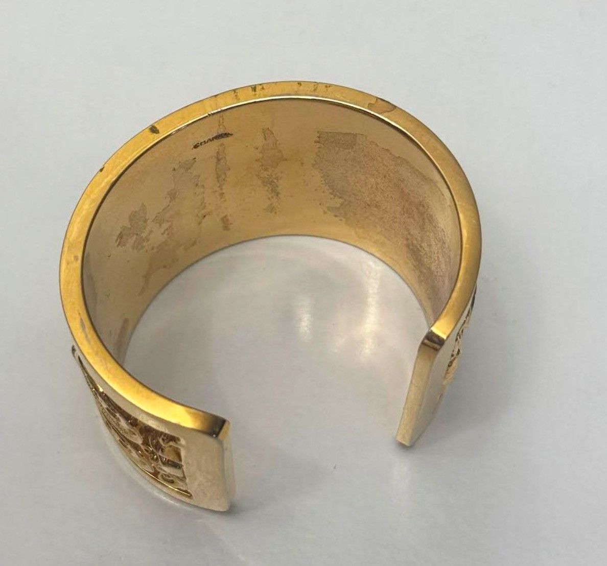 Chanel Coco Chanel 31 Rue Cambon Paris Gold Plated Cuff Size ONE SIZE - 4 Thumbnail