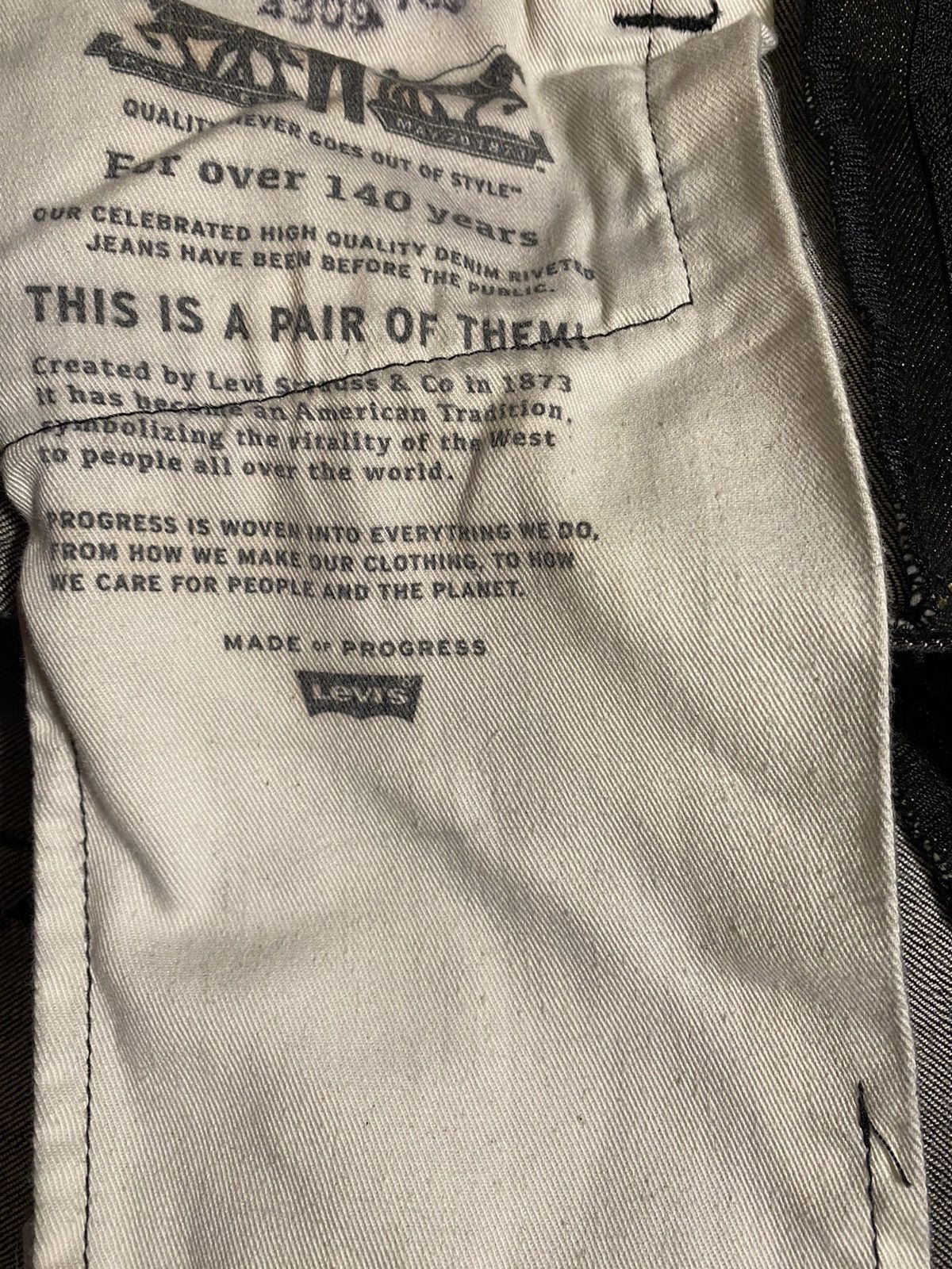Levi's × Vintage Levi’s 513 Slim Straight Jeans – Men’s W31 L30 – Raw Denim Size US 31 - 6 Thumbnail