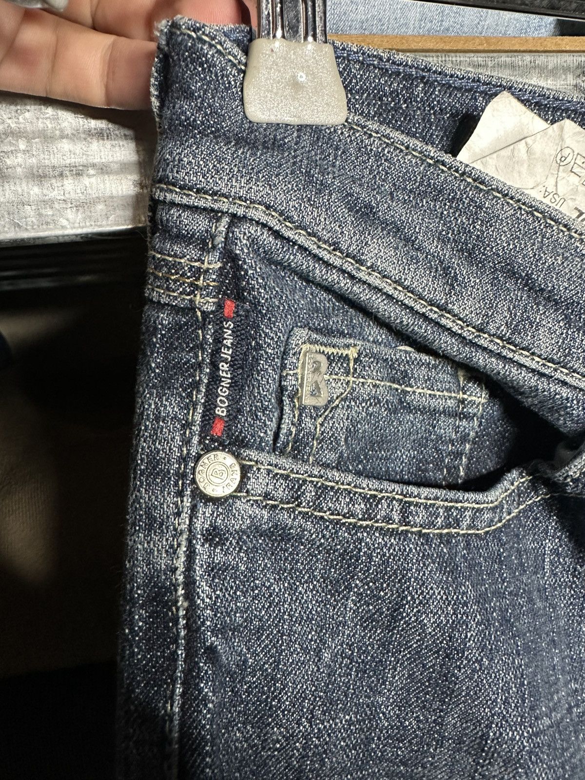 Bogner Bogner Premium Designer Denim Jeans Low Bootcut Women Sz 30 Size 30" / US 8 / IT 44 - 6 Thumbnail