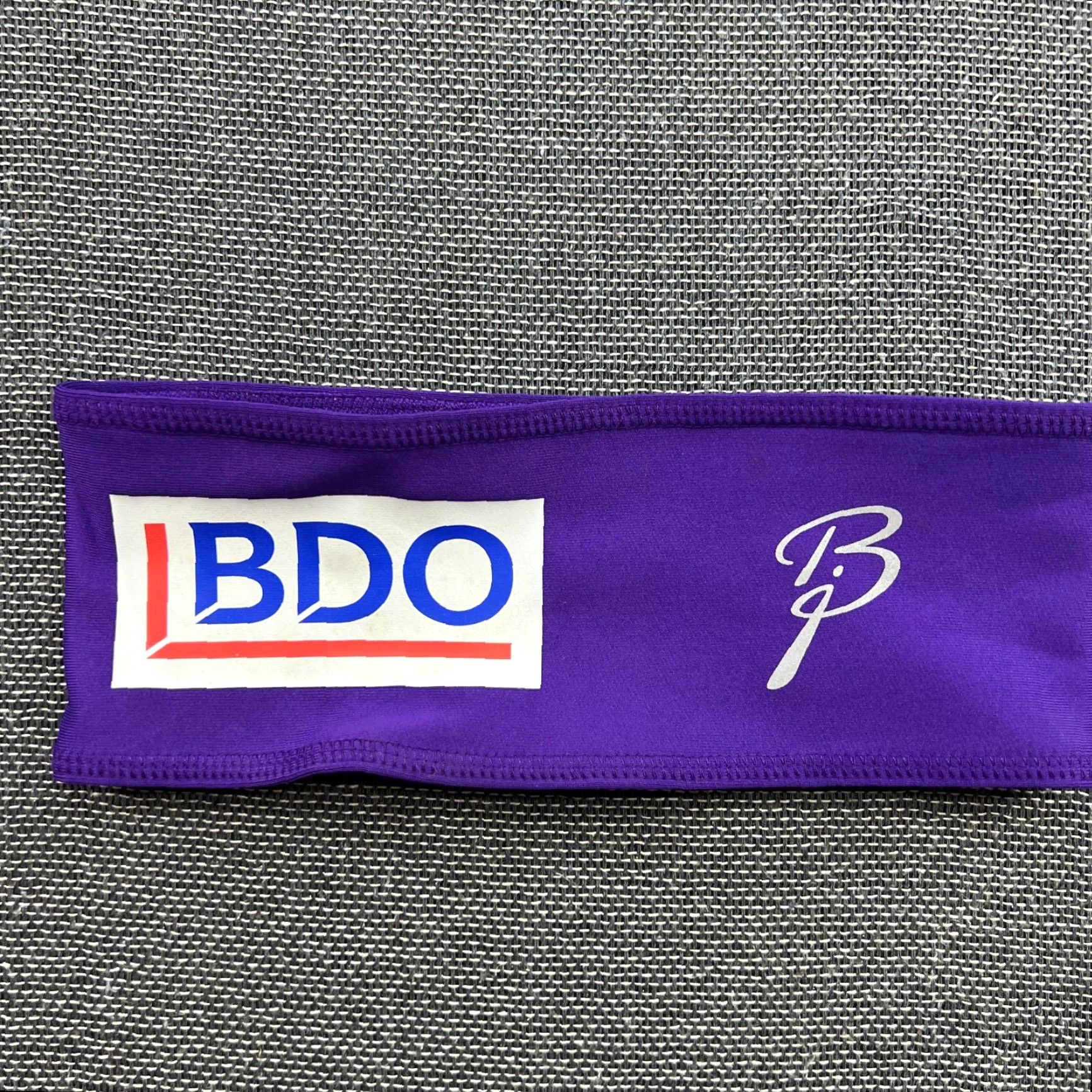 Vintage Bjorn Daehlie BDO Ski Headband One Size Biathlon Cross Country OSFA XC Mens Purple Quick Dry Stretch Polyester Microfiber Headwear Size ONE SIZE - 2 Thumbnail