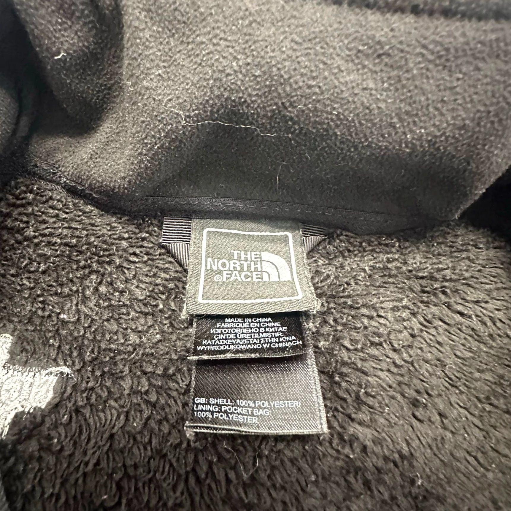 The North Face The North Face Osito Black Womens S Full Zip Mock Neck Fuzzy Fleece Jacket Cozy Size S / US 4 / IT 40 - 5 Thumbnail