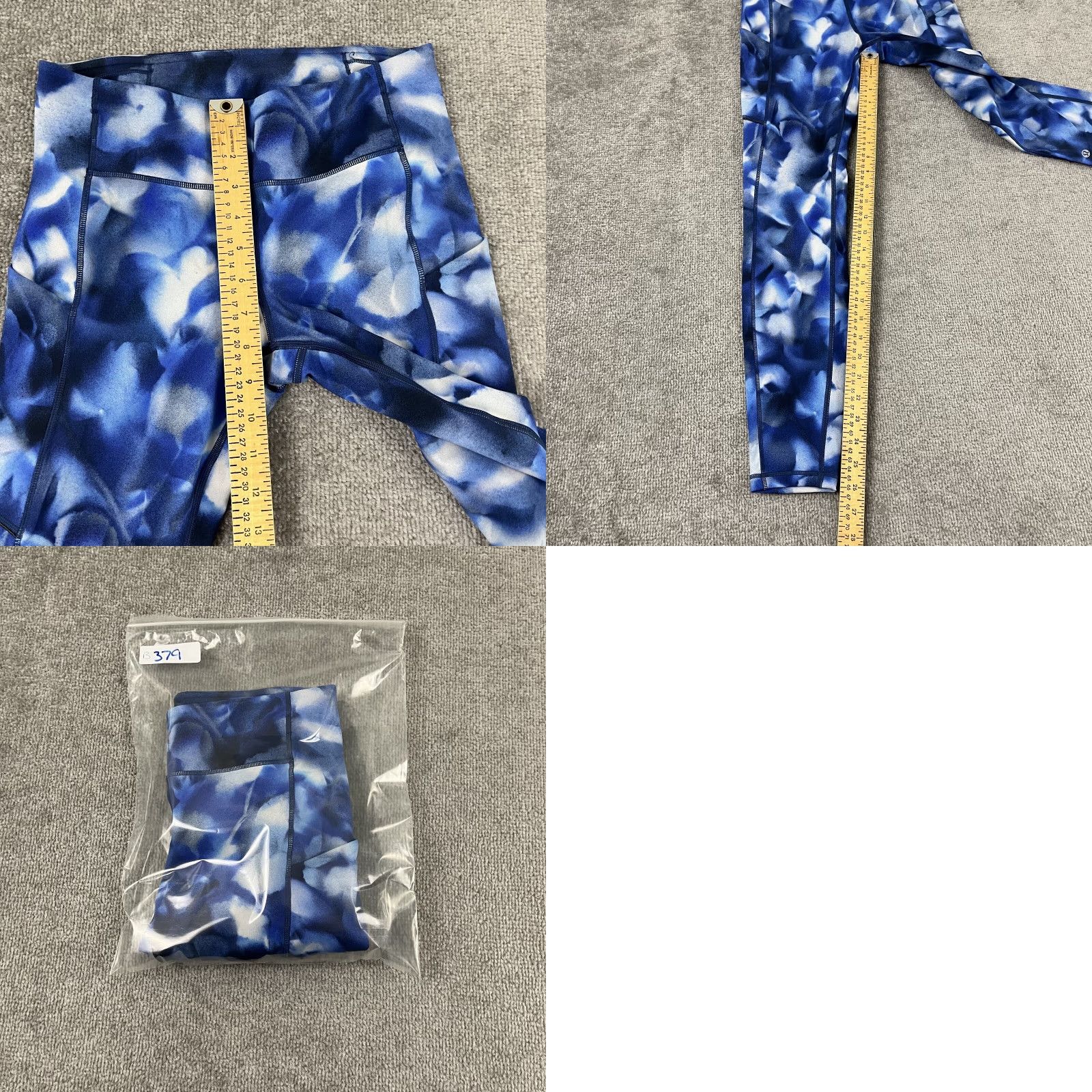 Lululemon LULULEMON Speed Up Tight Leggings Womens Size 6 x 28" Blush Blossom Blue White Gym Yoga Size 28" / US 6 / IT 42 - 8 Thumbnail