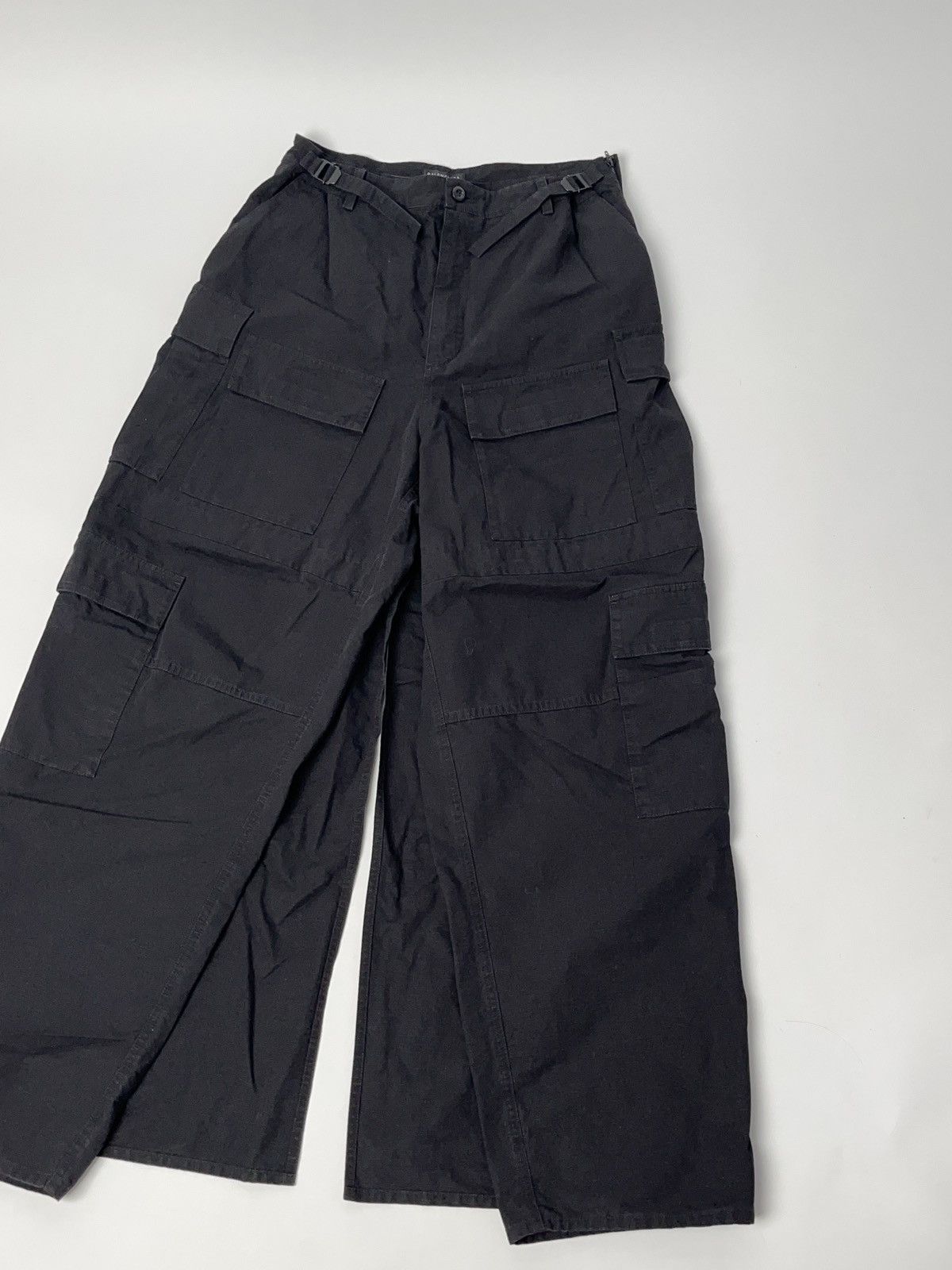 Balenciaga Balenciaga mud show cargo ripstop double layer apron skirt Size US 31 - 2 Thumbnail