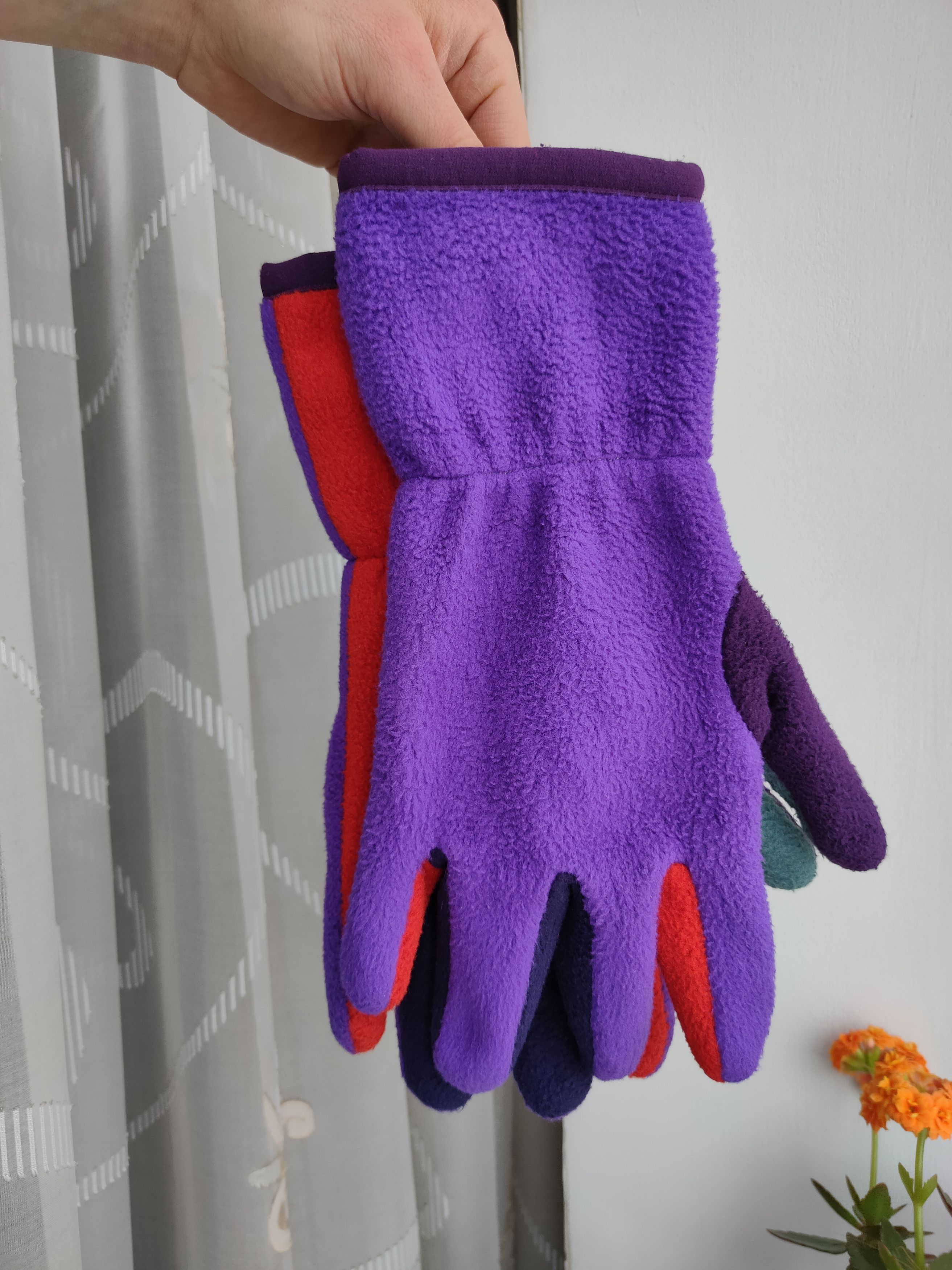 Polartec Vintage Polartec series zoo ultra rare 90s fleece gloves Size ONE SIZE - 3 Thumbnail